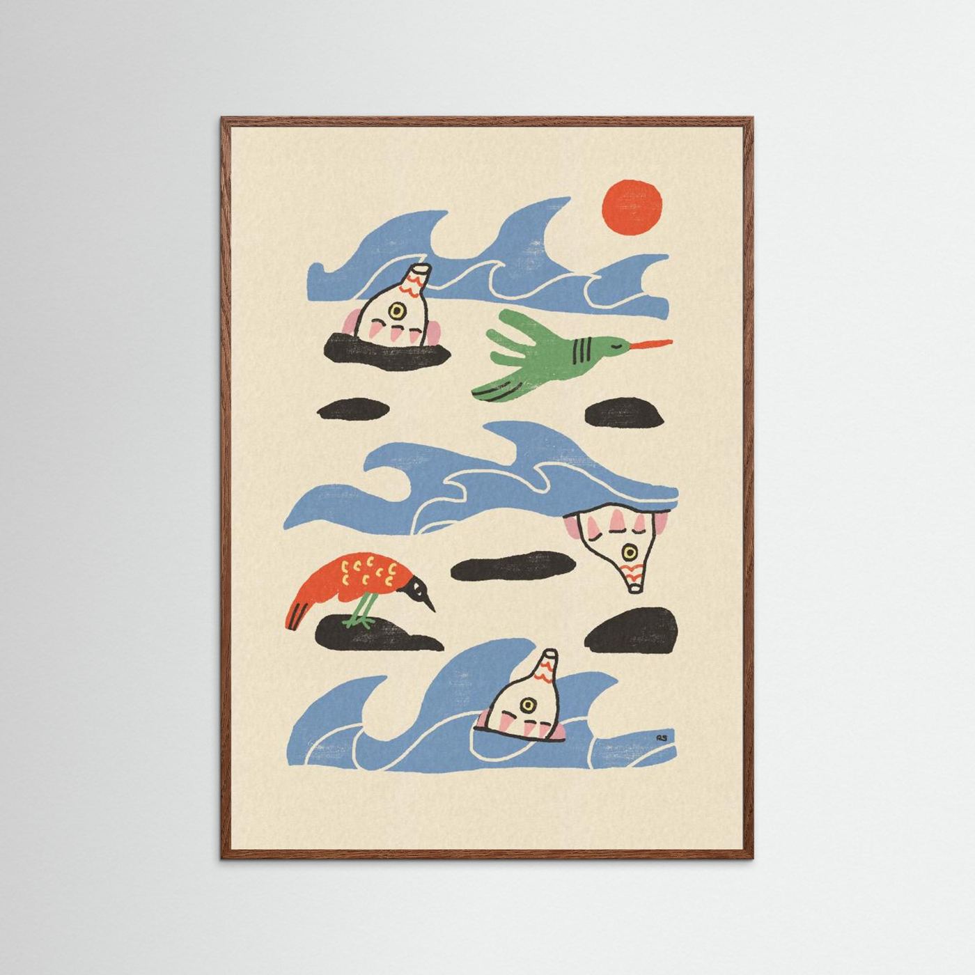Whimsical Ocean Creatures by Raipa Studio