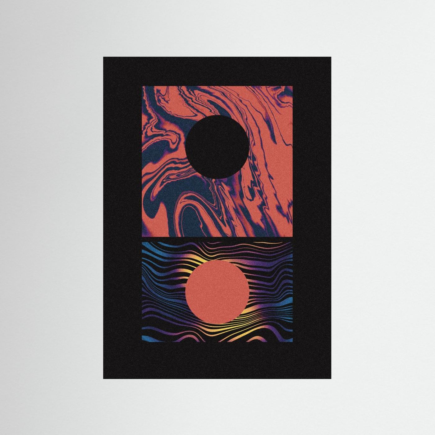 Marble Yin Yang by Amy Louise Baker