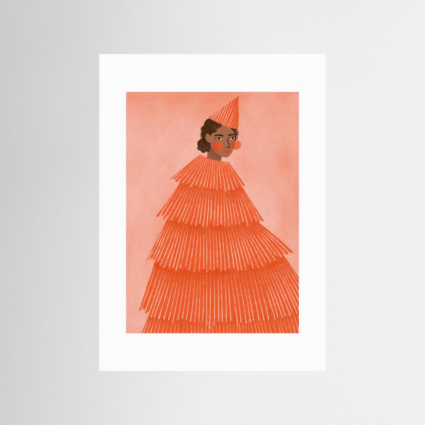 Orange Party Girl by Bea Müller