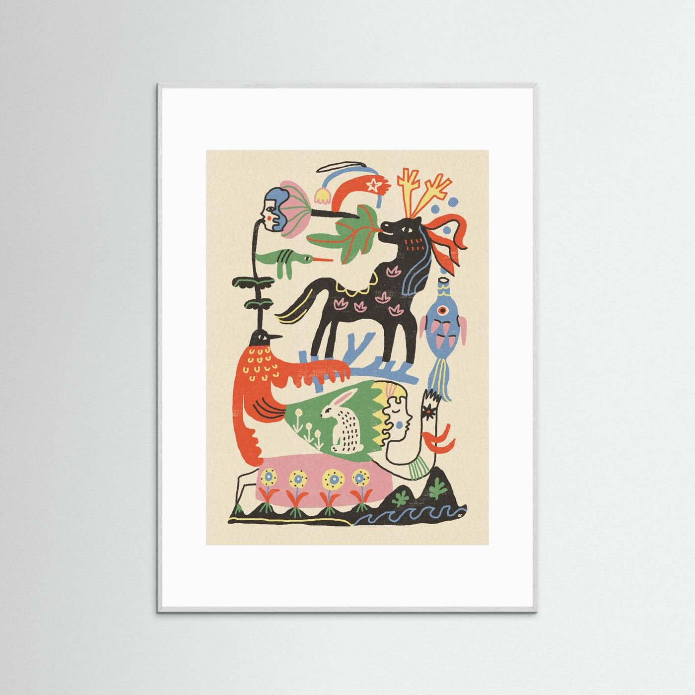 Enchanted Folk Art Gathering by Raipa Studio