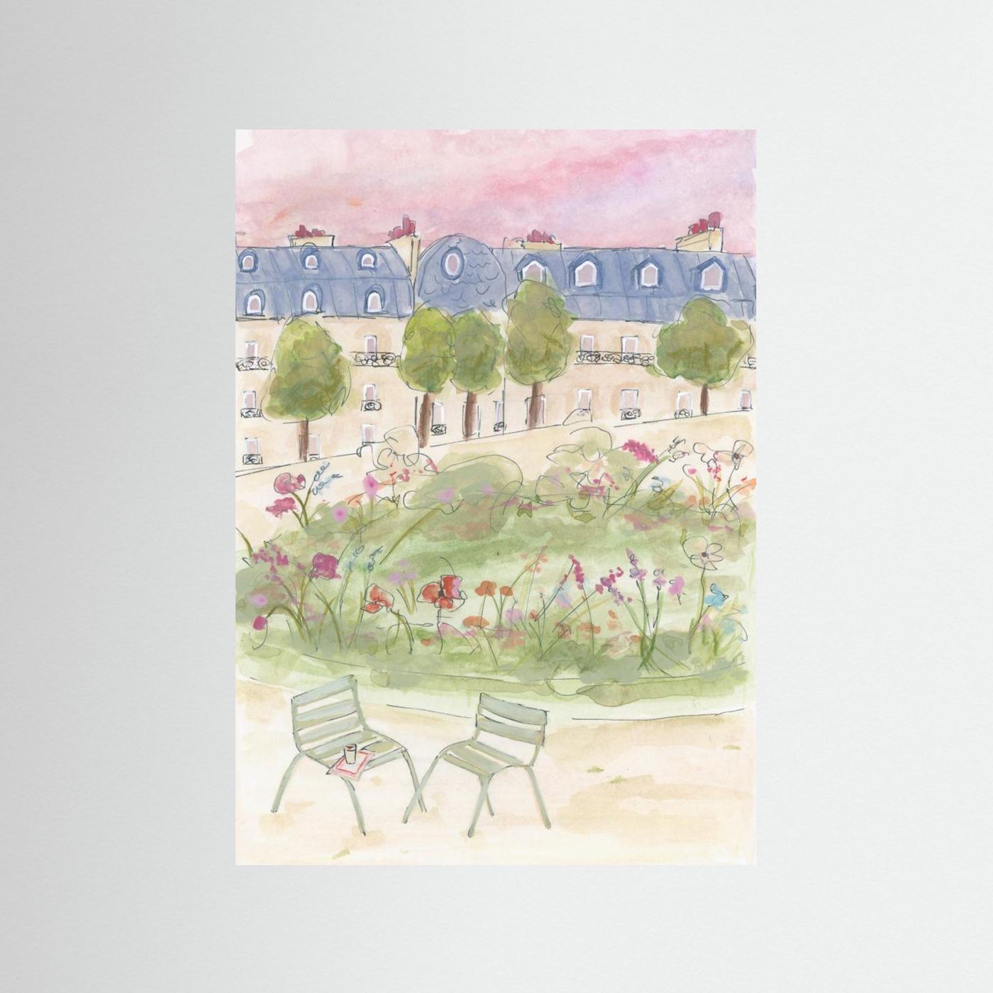 Parisian Garden by Katharina Puritscher