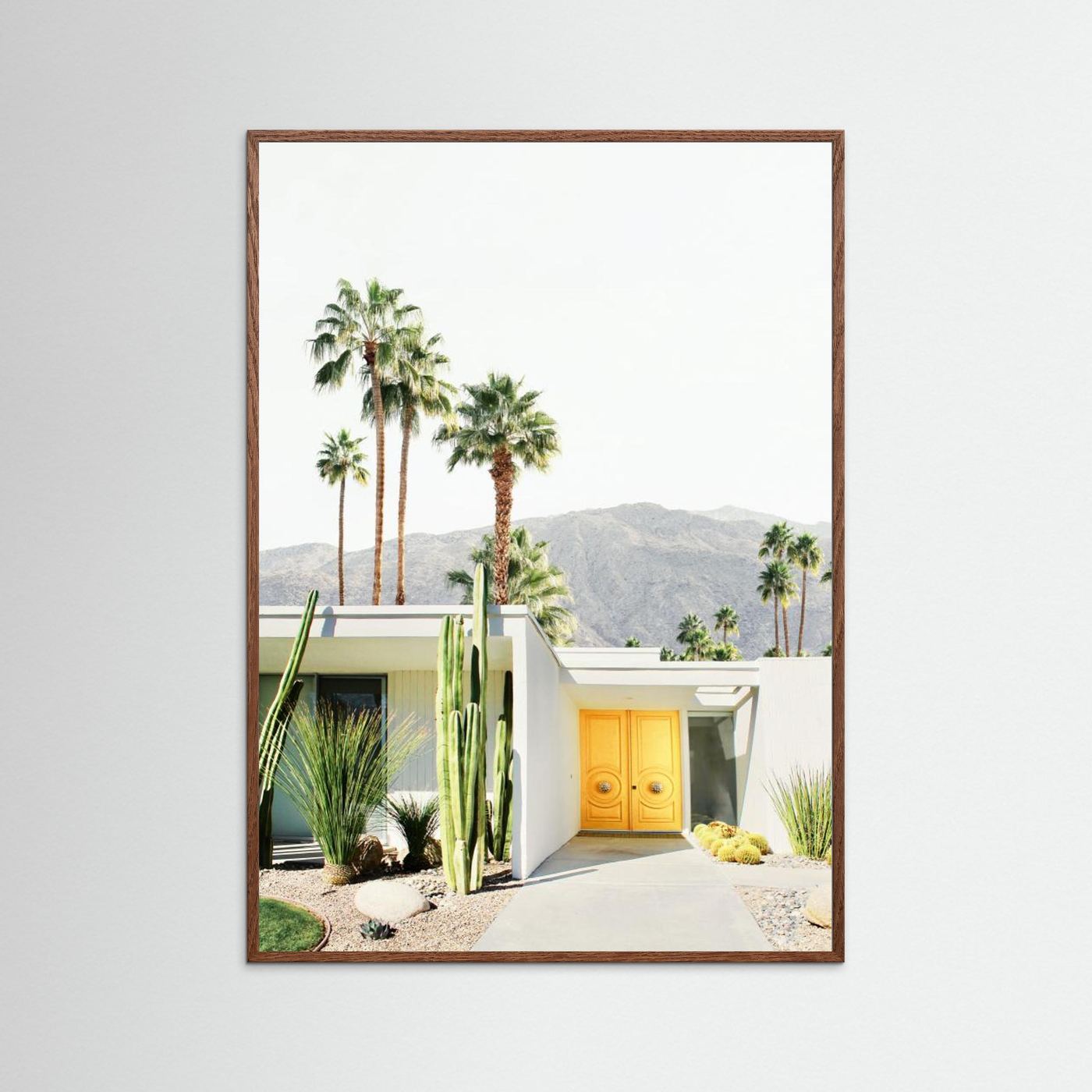 Palm Springs Yellow Door by Kathrin Pienaar