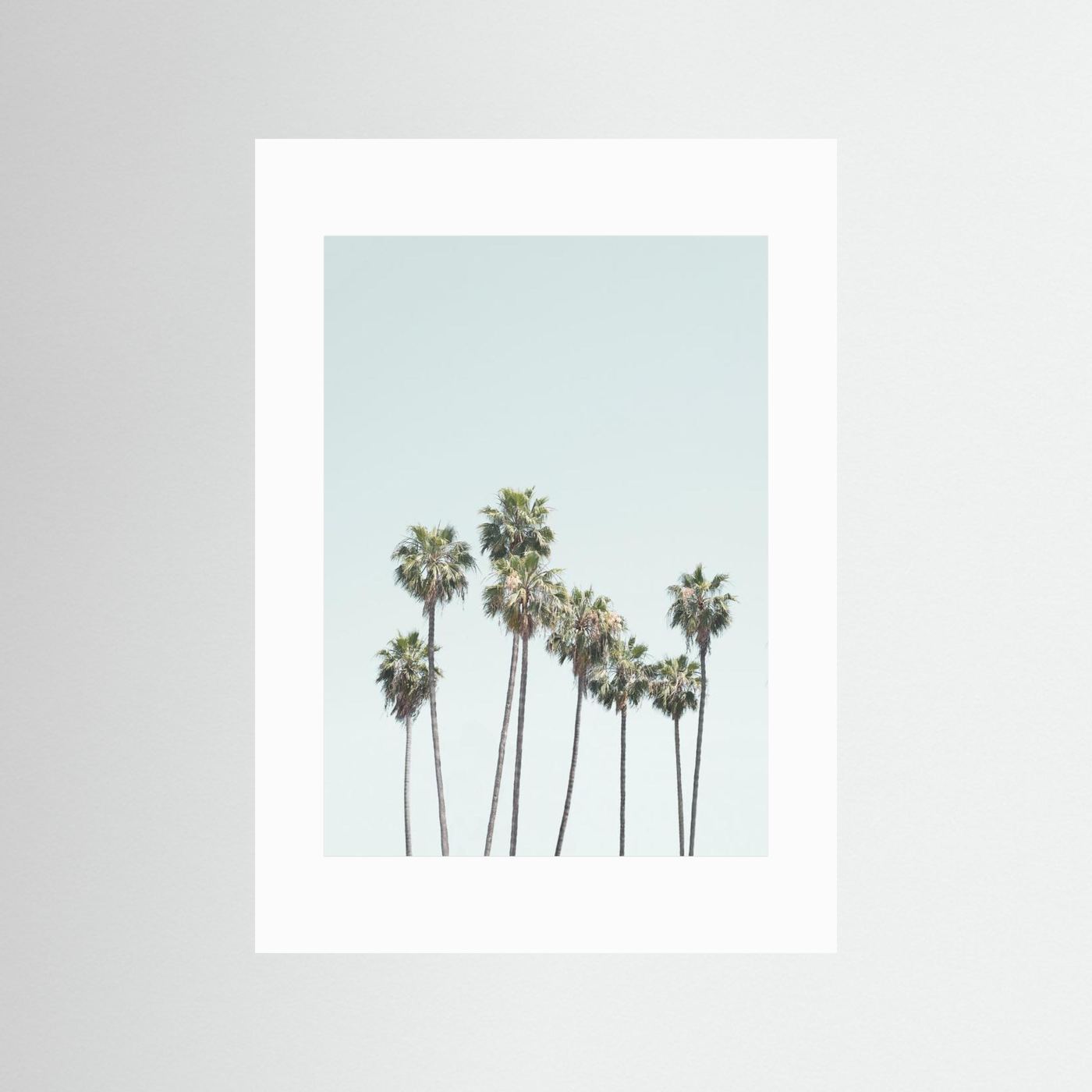 Blue Palm Trees by Kathrin Pienaar