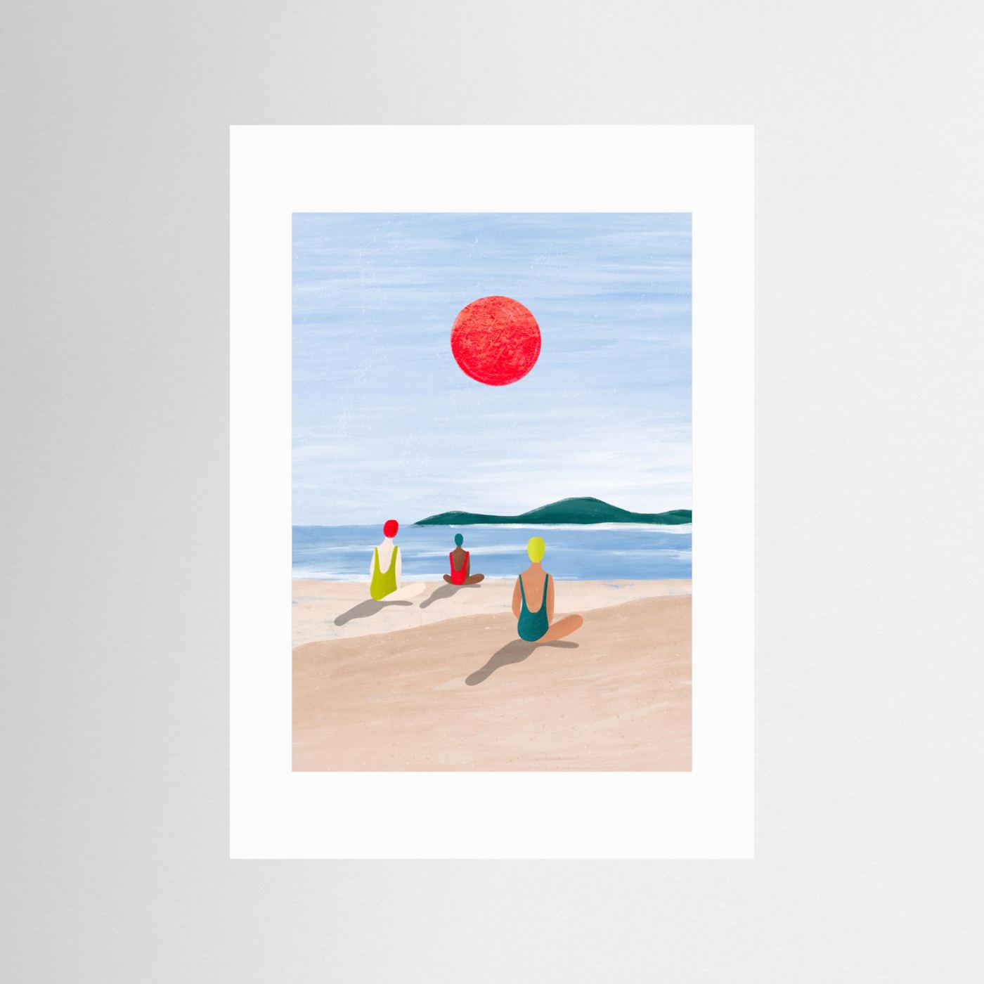 Girls At the Beach by Bea Müller