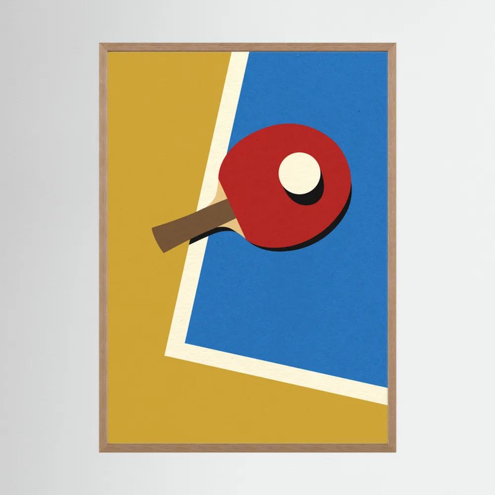 Table Tennis Team Red by Rosi Feist