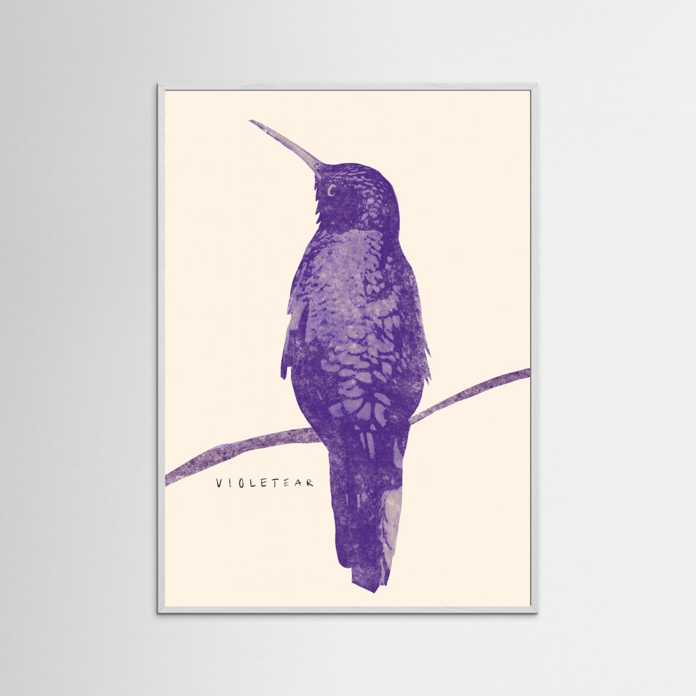 Elegant Violet Hummingbird by Josephin Hermsdorf