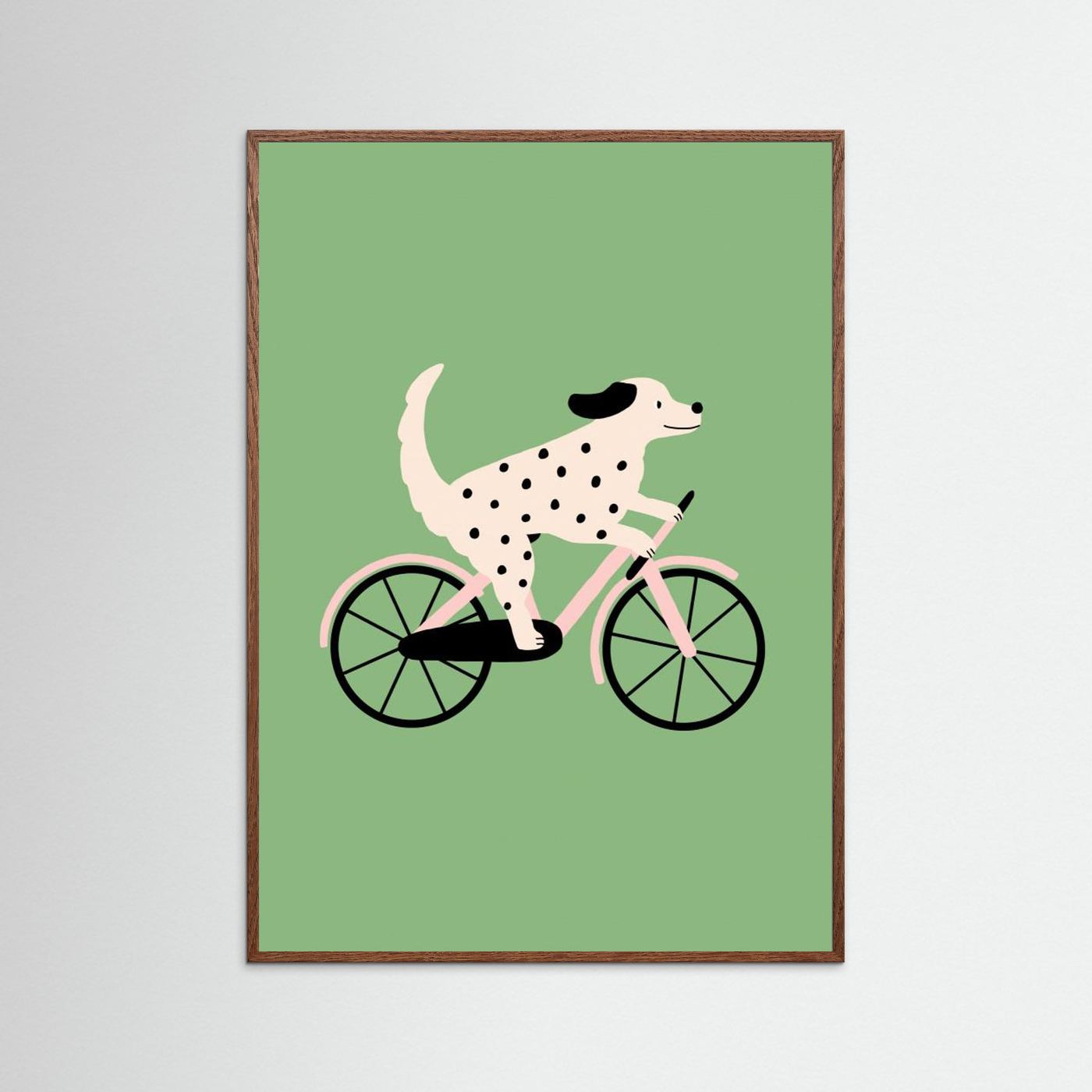 Dog on Bike by Maren Gross