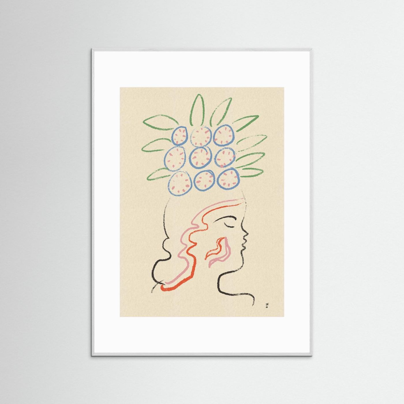 Abstract Woman Profile by Raipa Studio