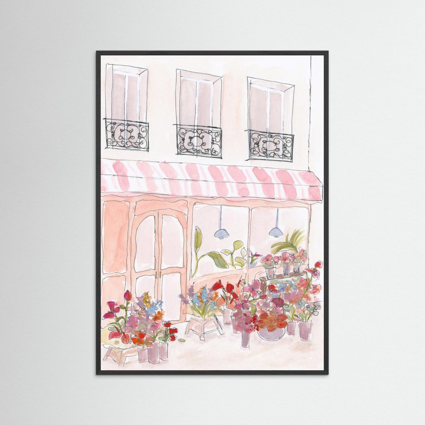 Pink Flower Shop by Katharina Puritscher