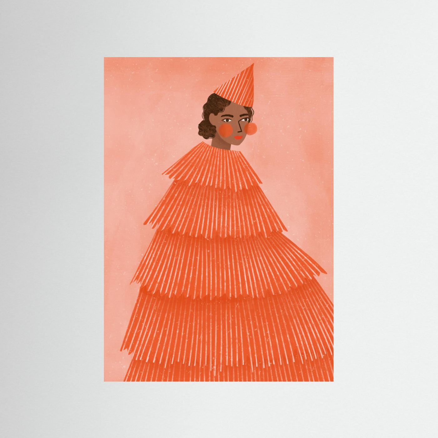 Orange Party Girl by Bea Müller