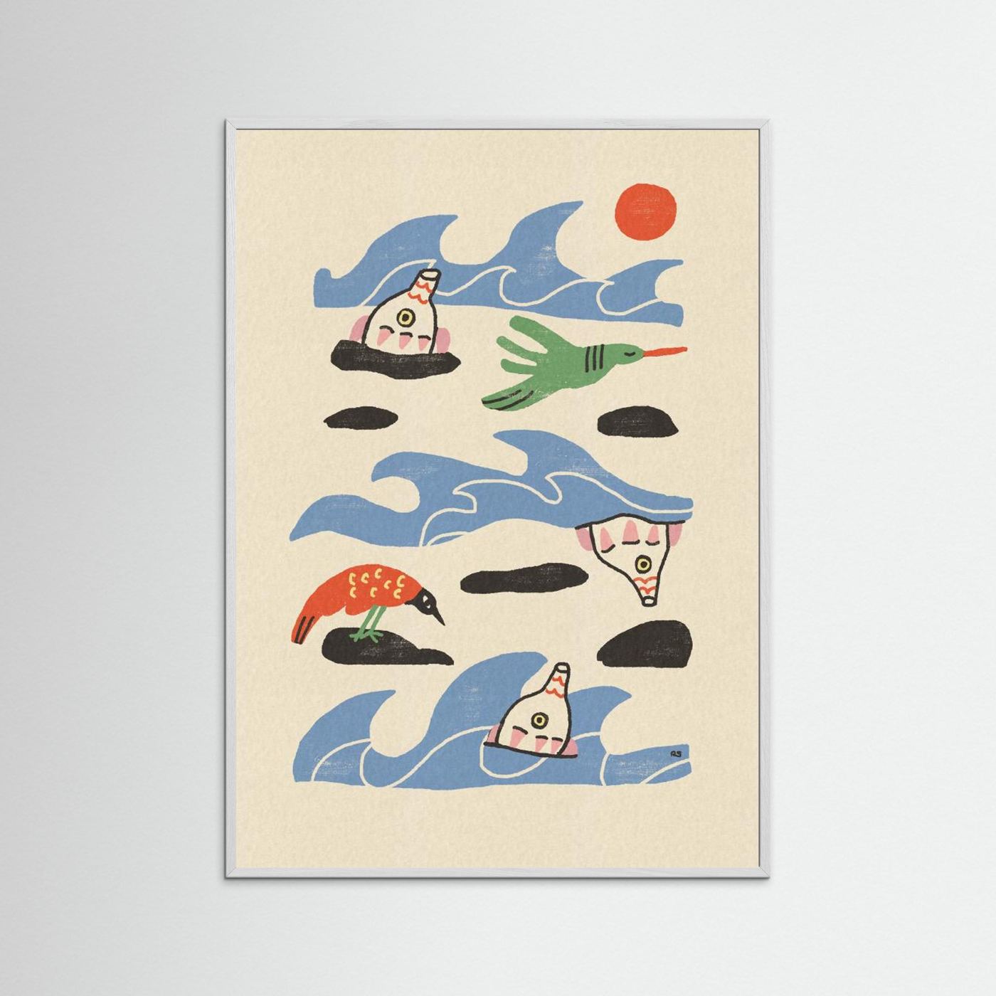 Whimsical Ocean Creatures by Raipa Studio