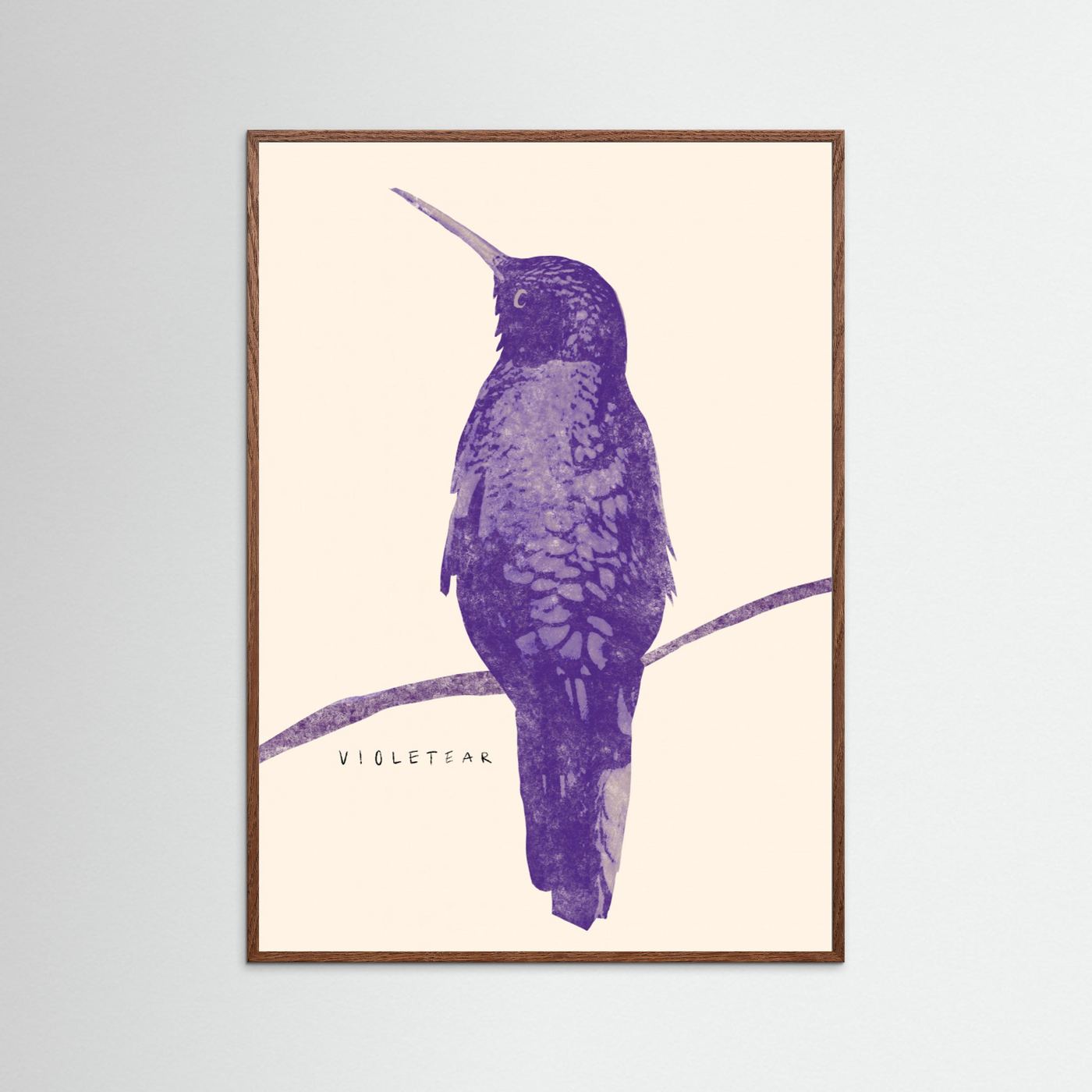 Elegant Violet Hummingbird by Josephin Hermsdorf