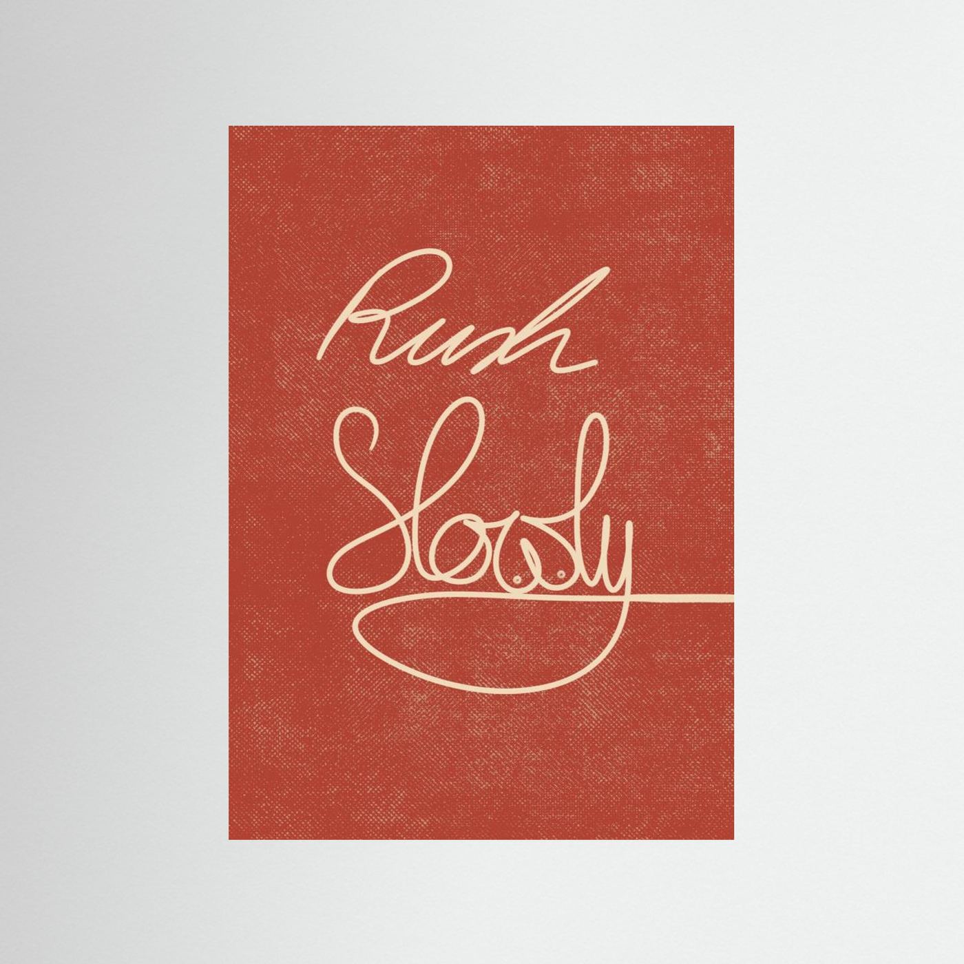 Rush Slowly by Mela Patterns