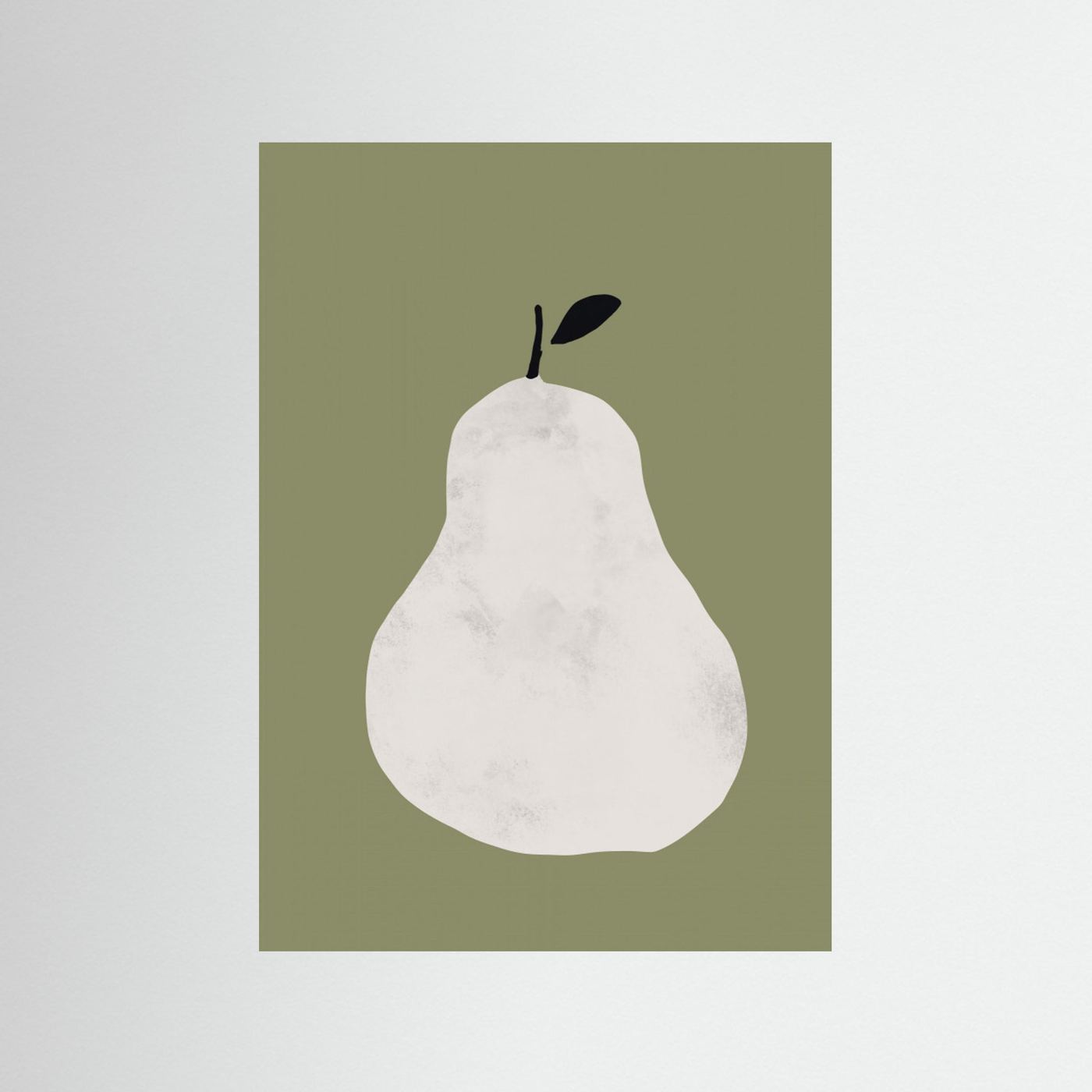 Minimal Pear Still Life by Danushka Abeygoda