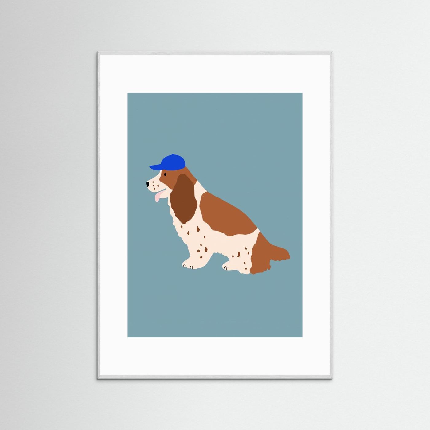 Cocker Spaniel with Cap by Maren Gross
