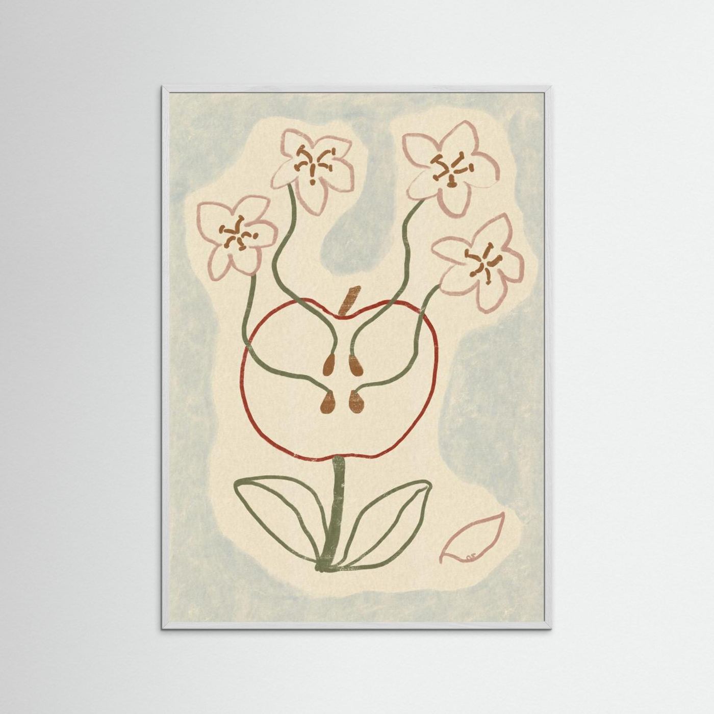 Blooming Apple Blossoms by Raipa Studio