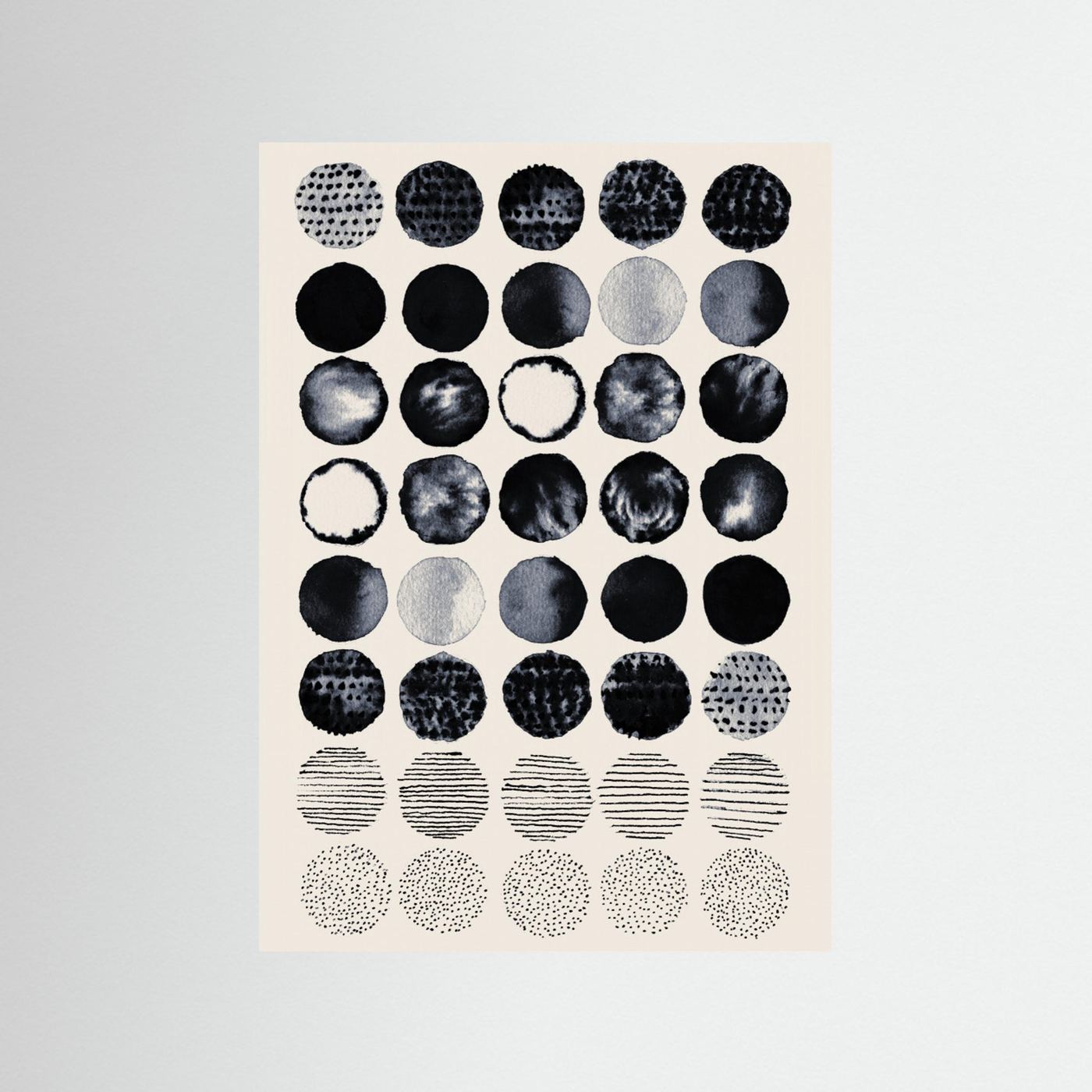 Textured Circle Patterns by Danushka Abeygoda