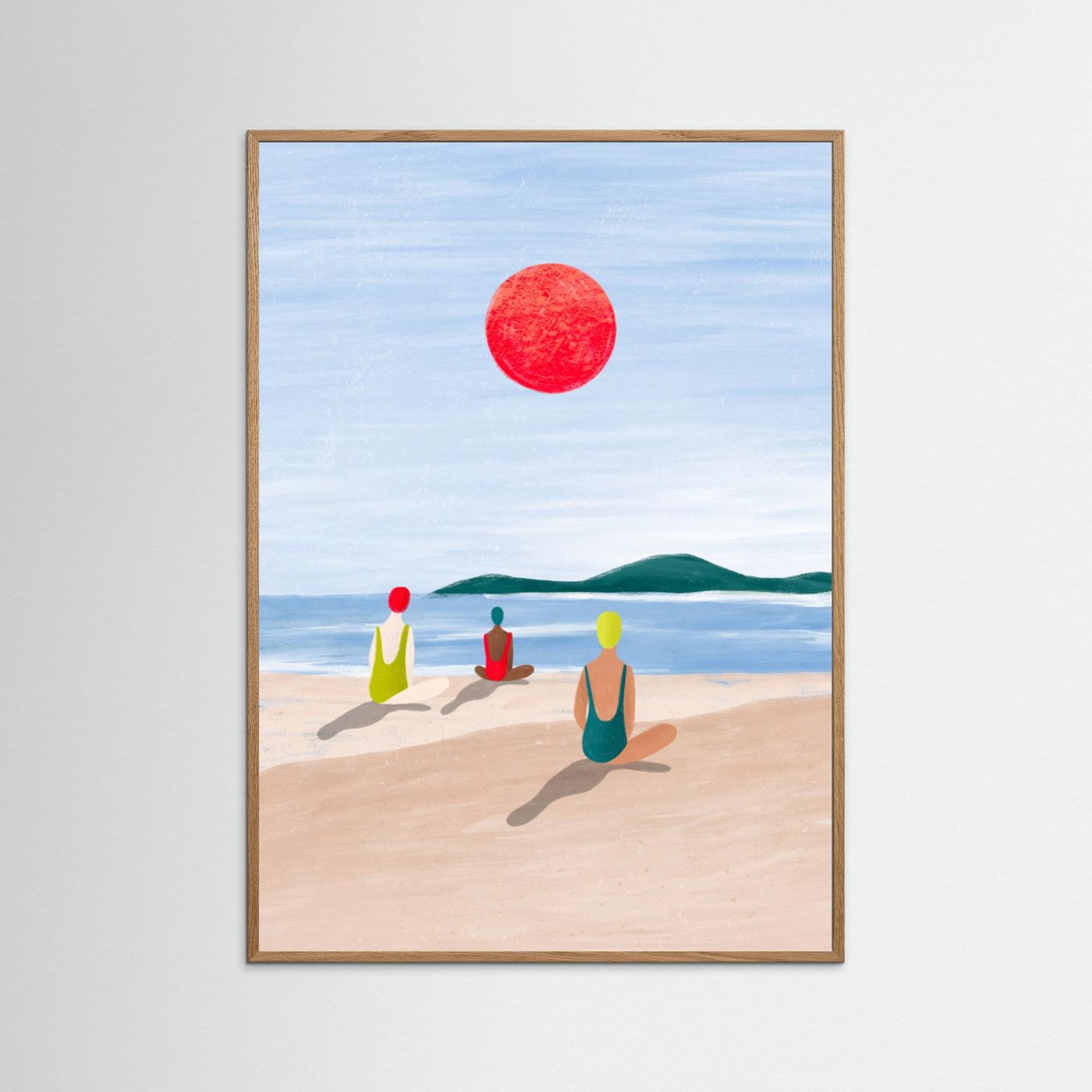 Girls At the Beach by Bea Müller