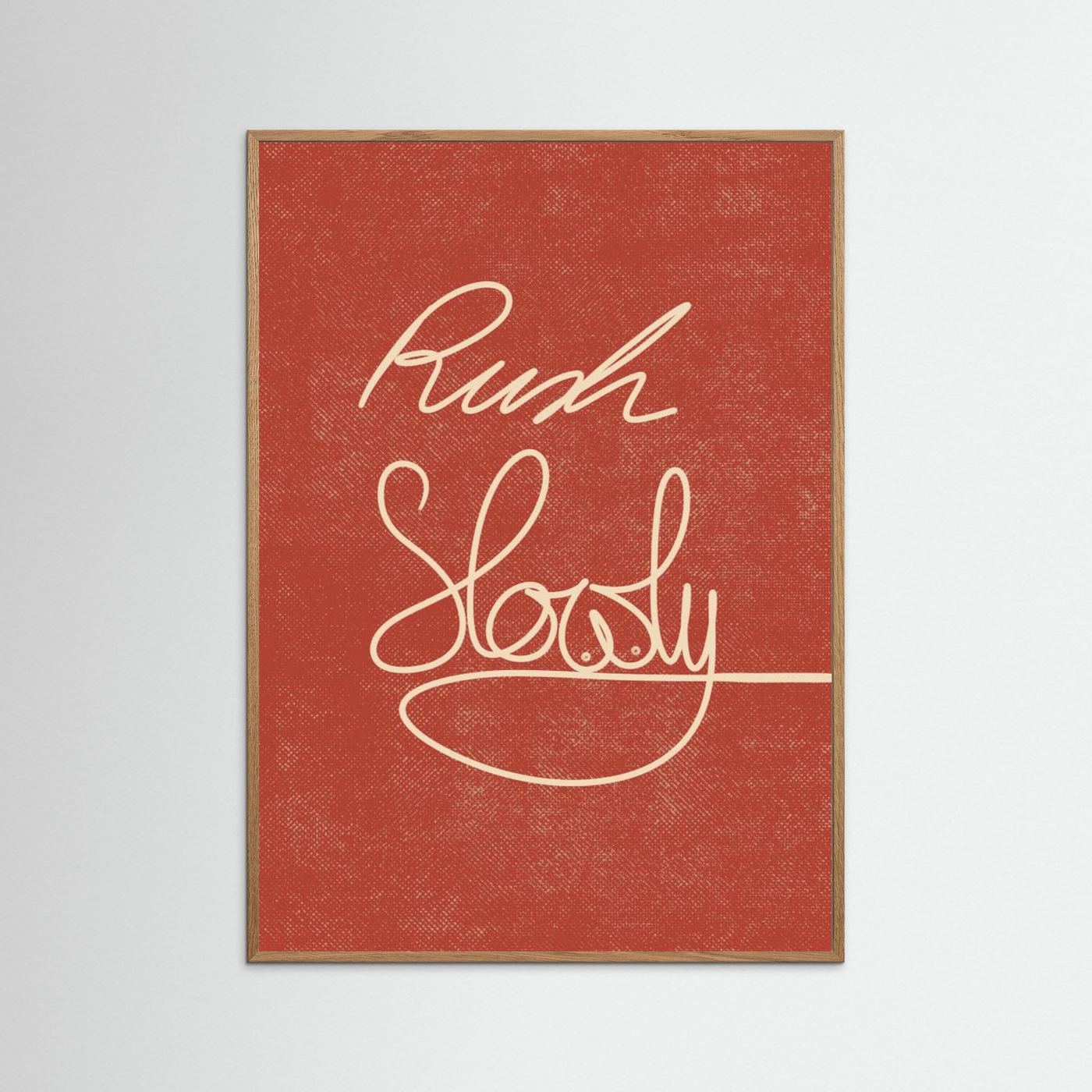 Rush Slowly by Mela Patterns