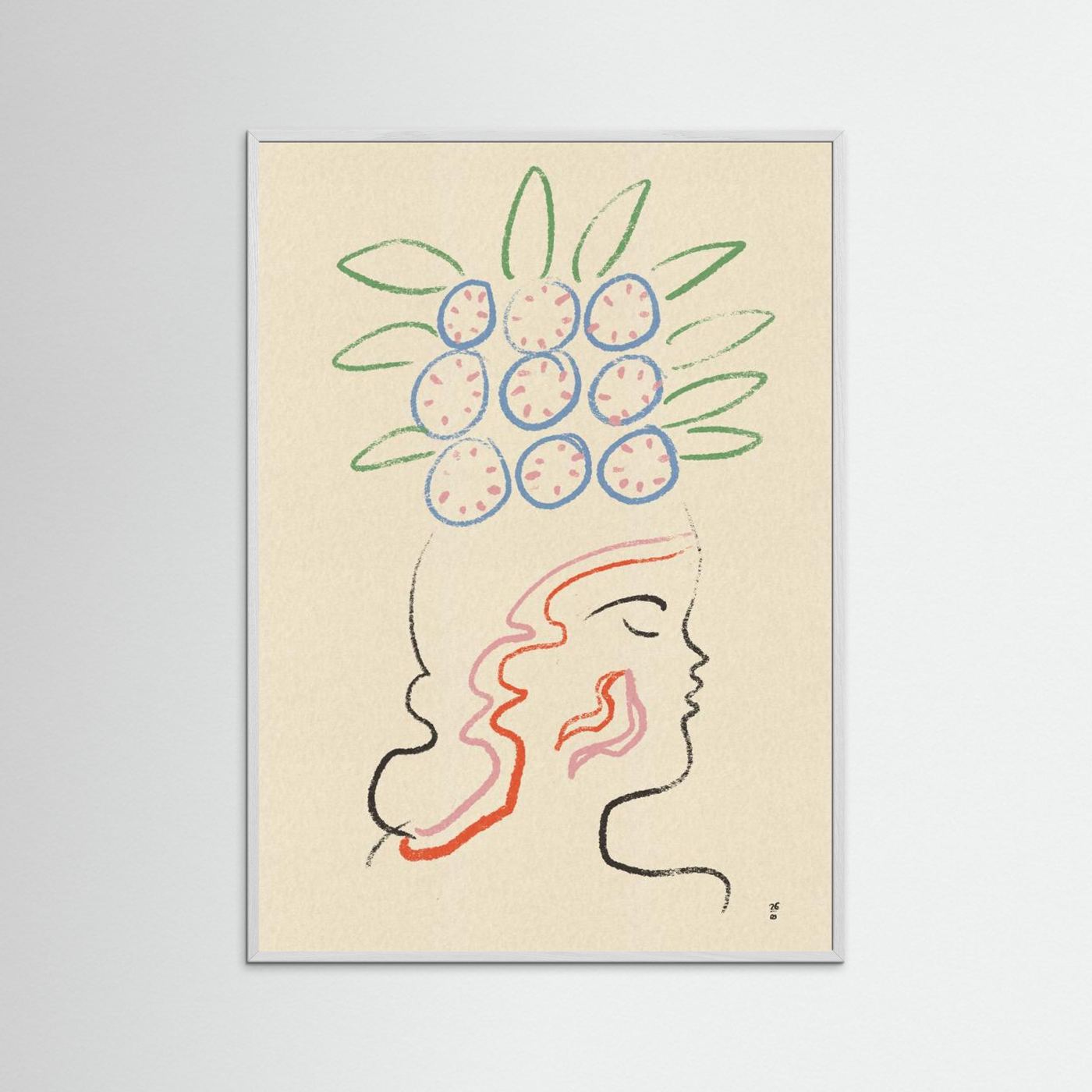 Abstract Woman Profile by Raipa Studio