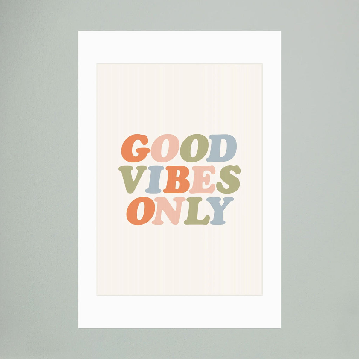 Good Vibes Only F9f5ef by Brett Wilson