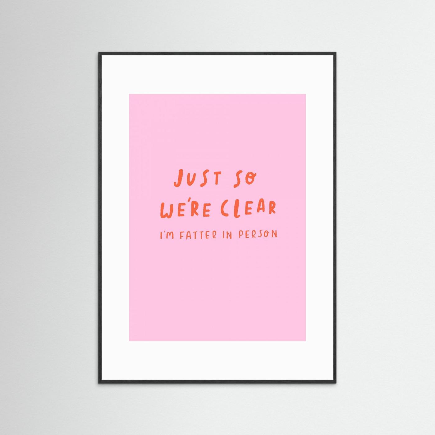 Just so We're Clear by Aislinn Simmonds