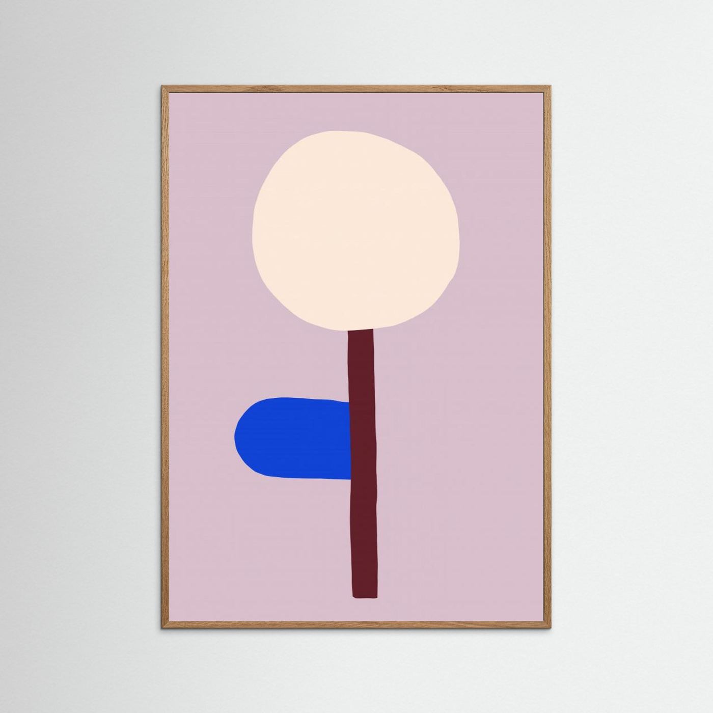 Abstract Geometric Flower by Maren Gross
