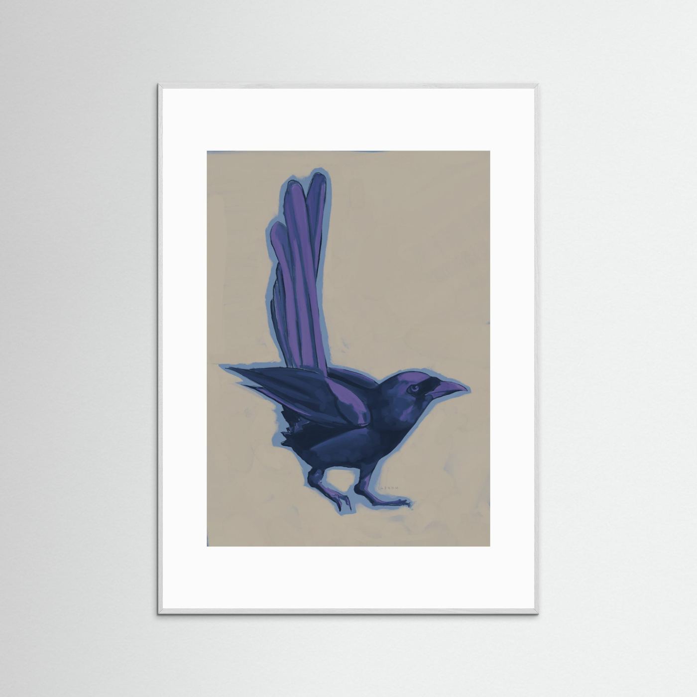 Dark Purple Crow by Josephin Hermsdorf