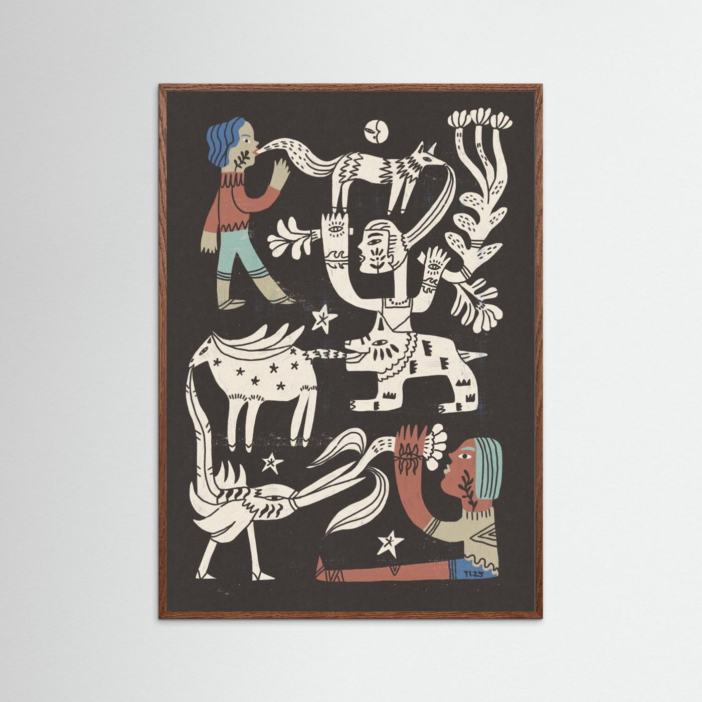 Tribal Spirit Animals by Raipa Studio
