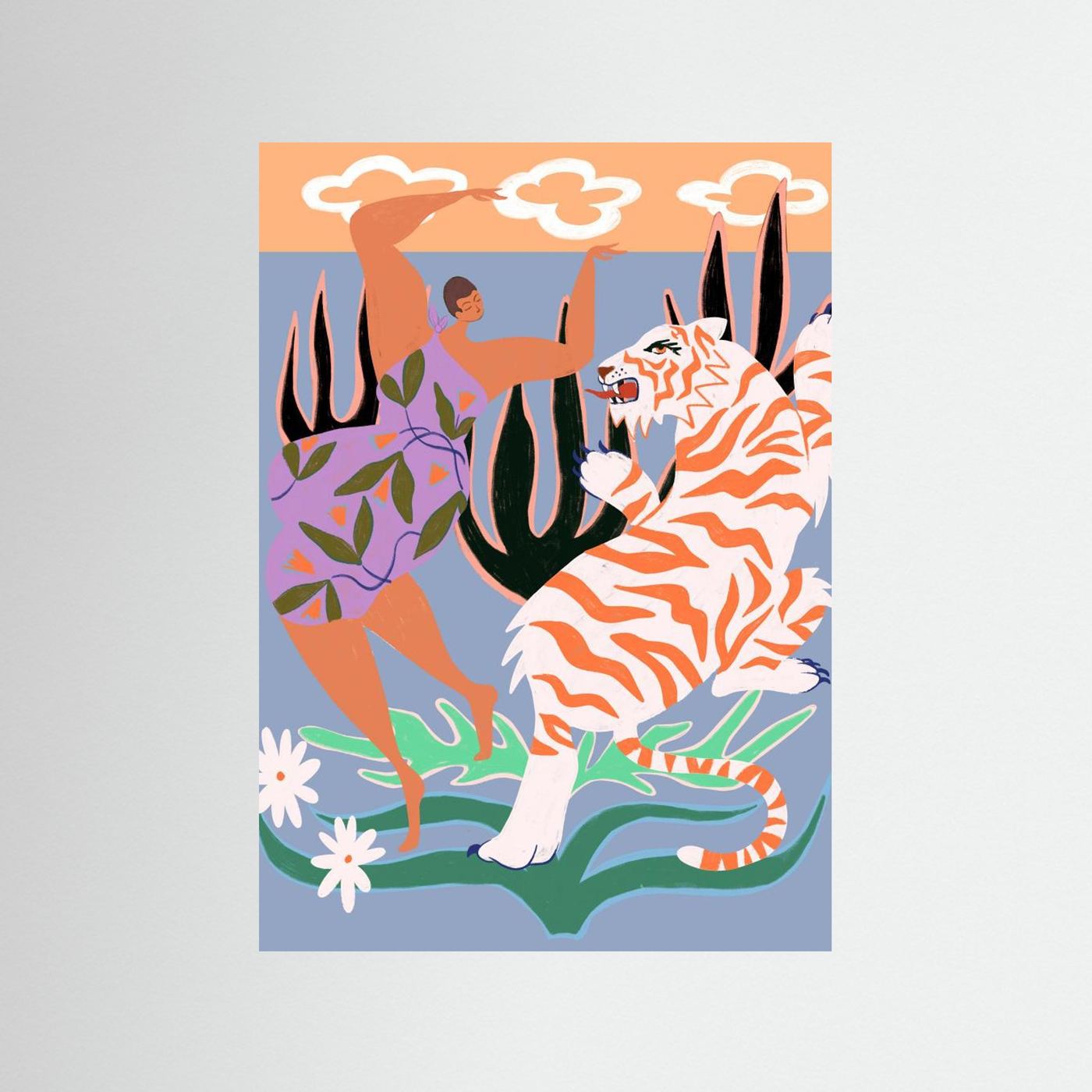 Hello Tiger by Arty Guava