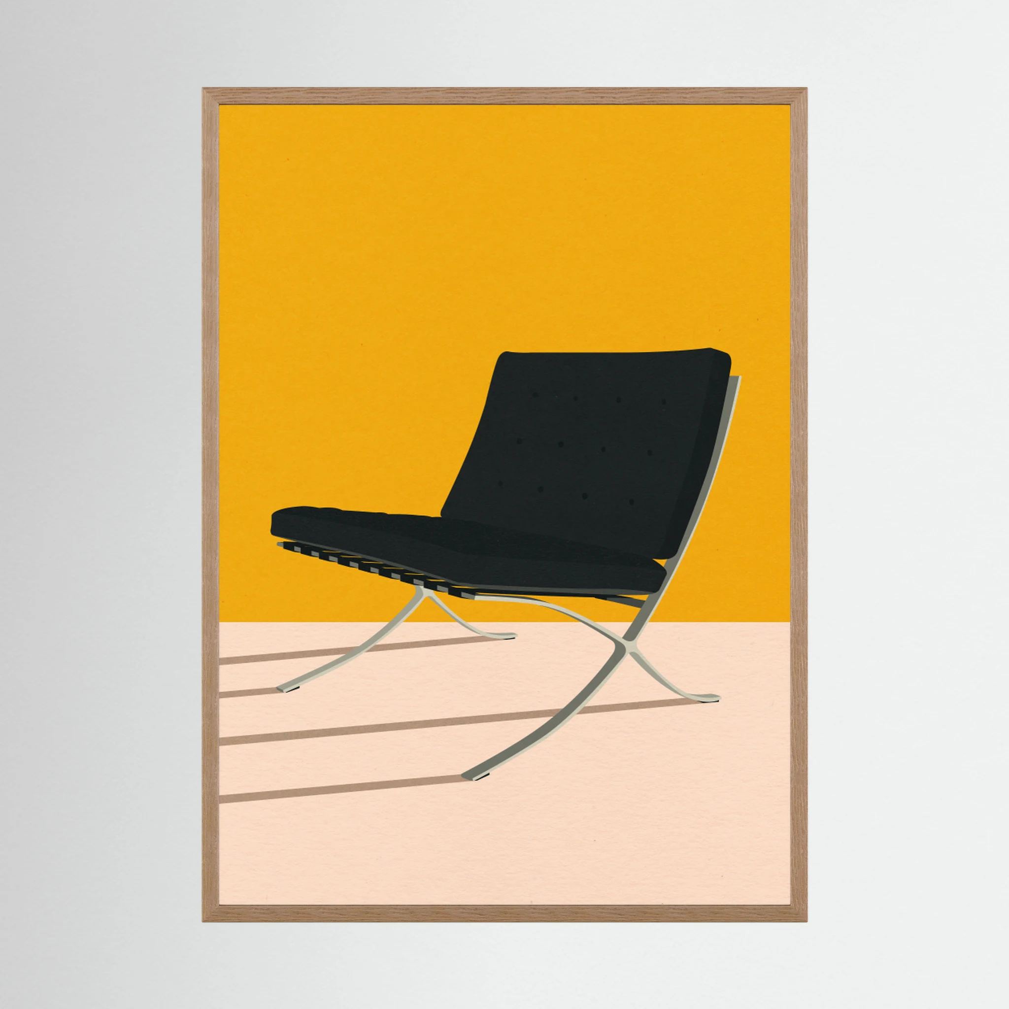 Barcelona Chair By Mies Van Der Rohe by Rosi Feist
