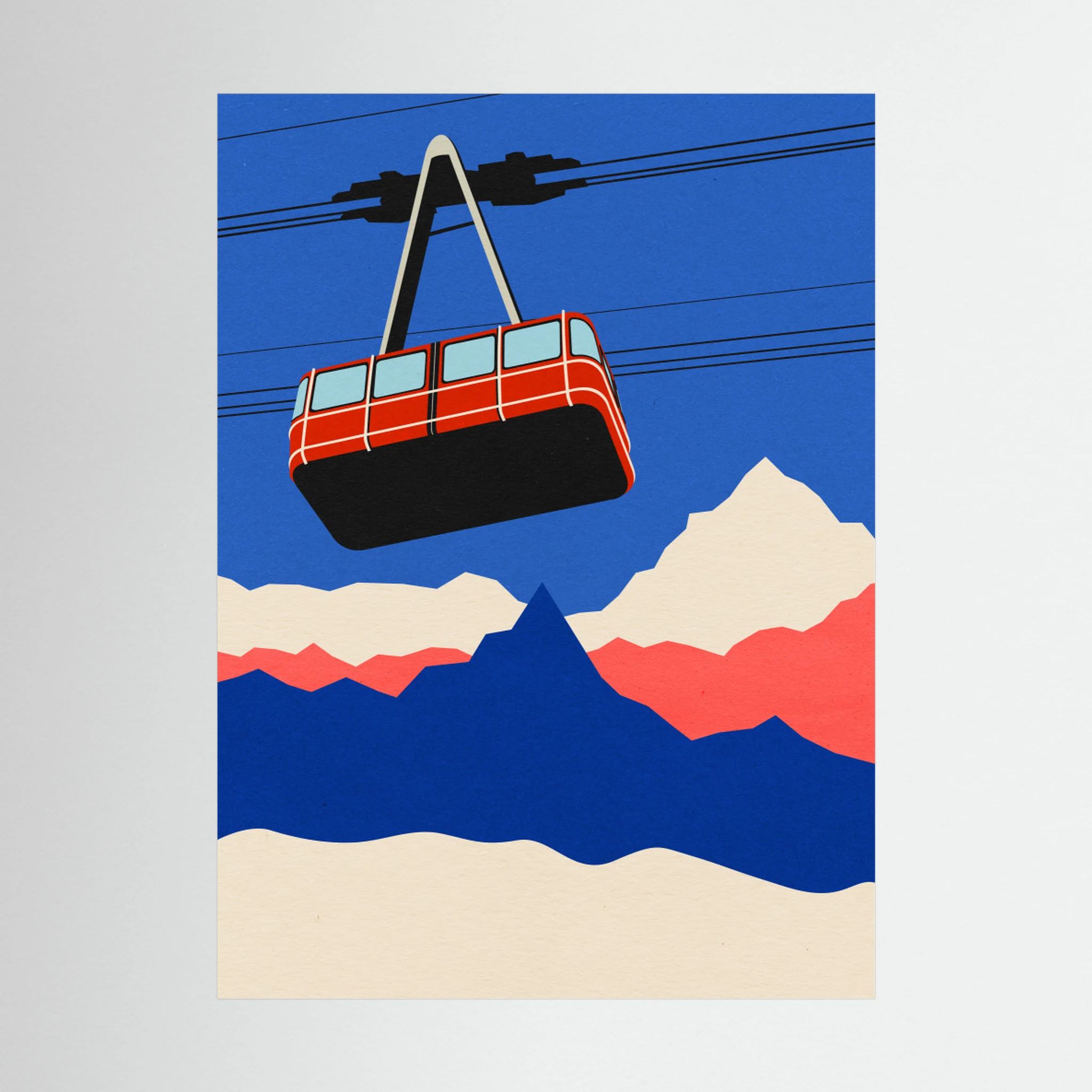 Ski Mountains by Rosi Feist