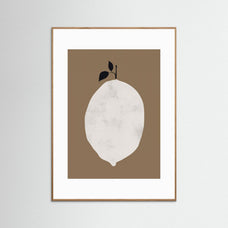 Minimal Lemon Still Life by Danushka Abeygoda