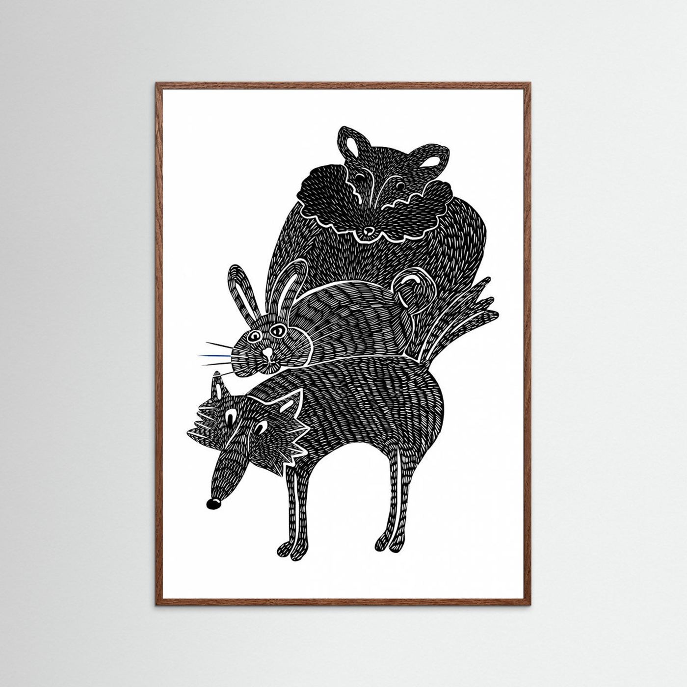 Whimsical Animal Stack by Mela Patterns