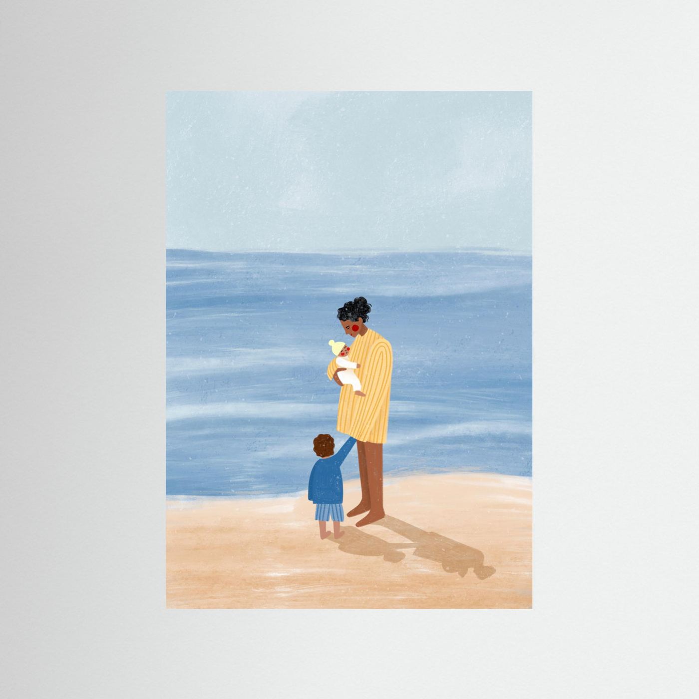 Family Beach Day by Bea Müller