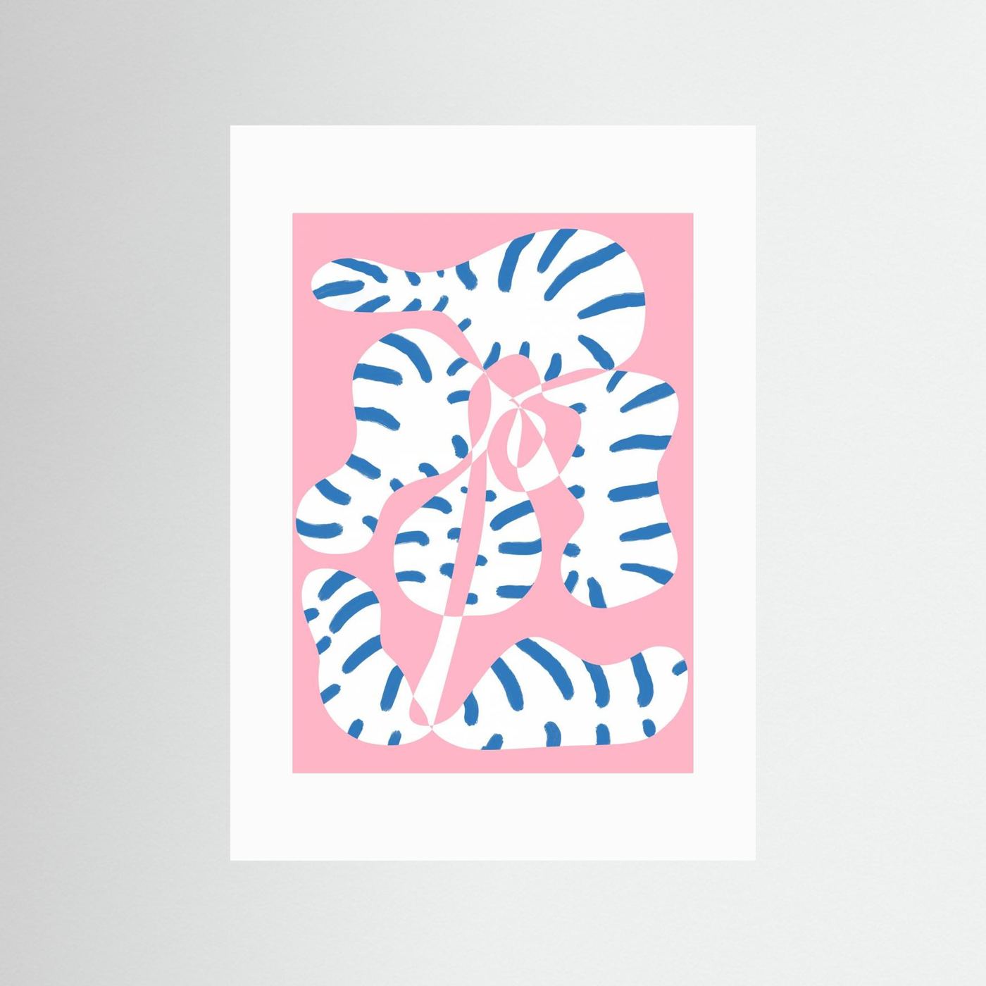 Abstract Shapes Flower Tiger print by The Printable Studio