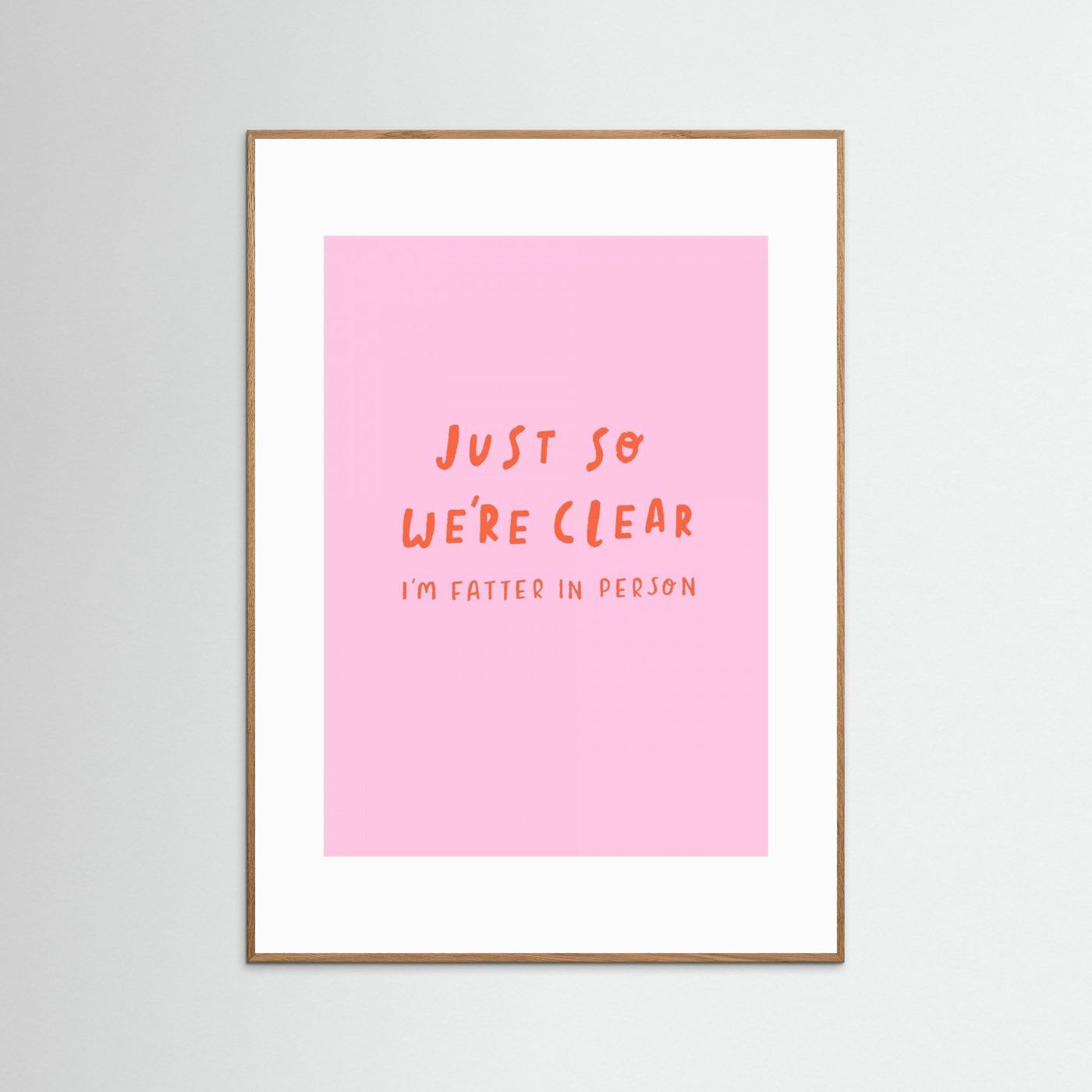 Just so We're Clear by Aislinn Simmonds