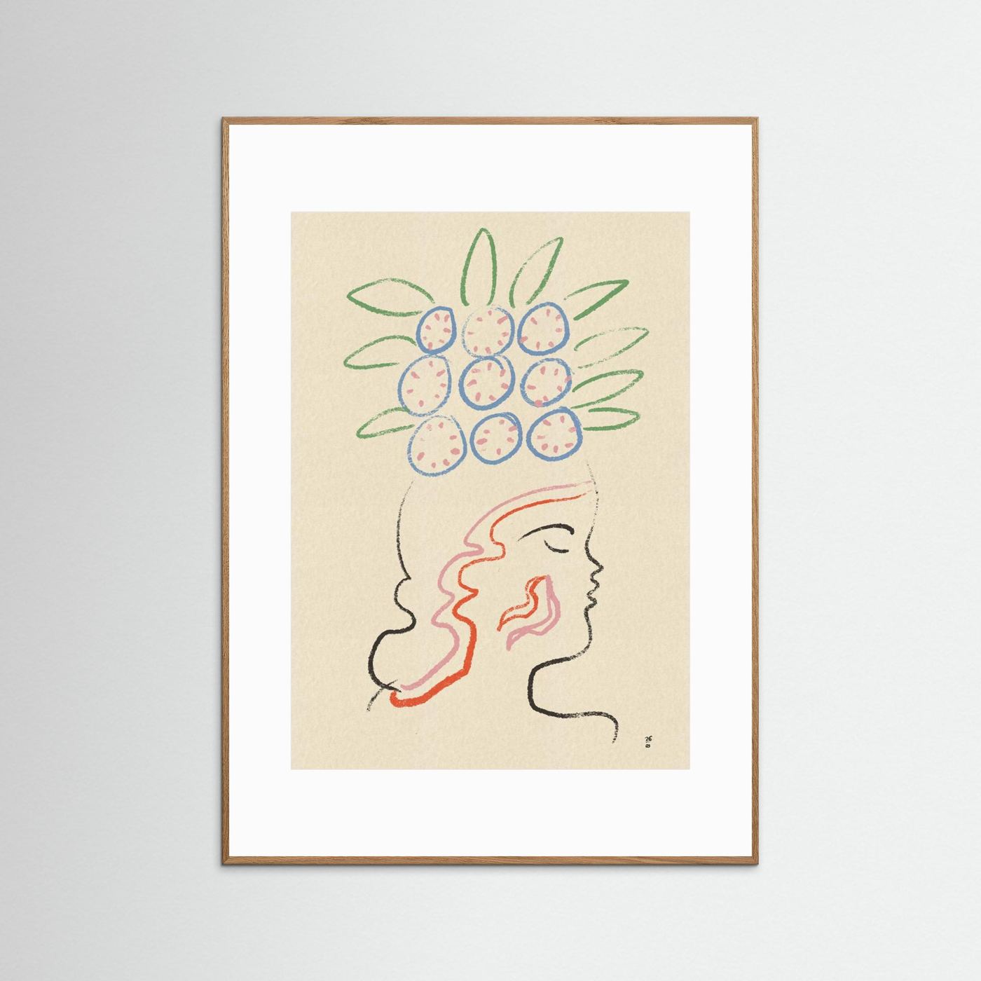 Abstract Woman Profile by Raipa Studio