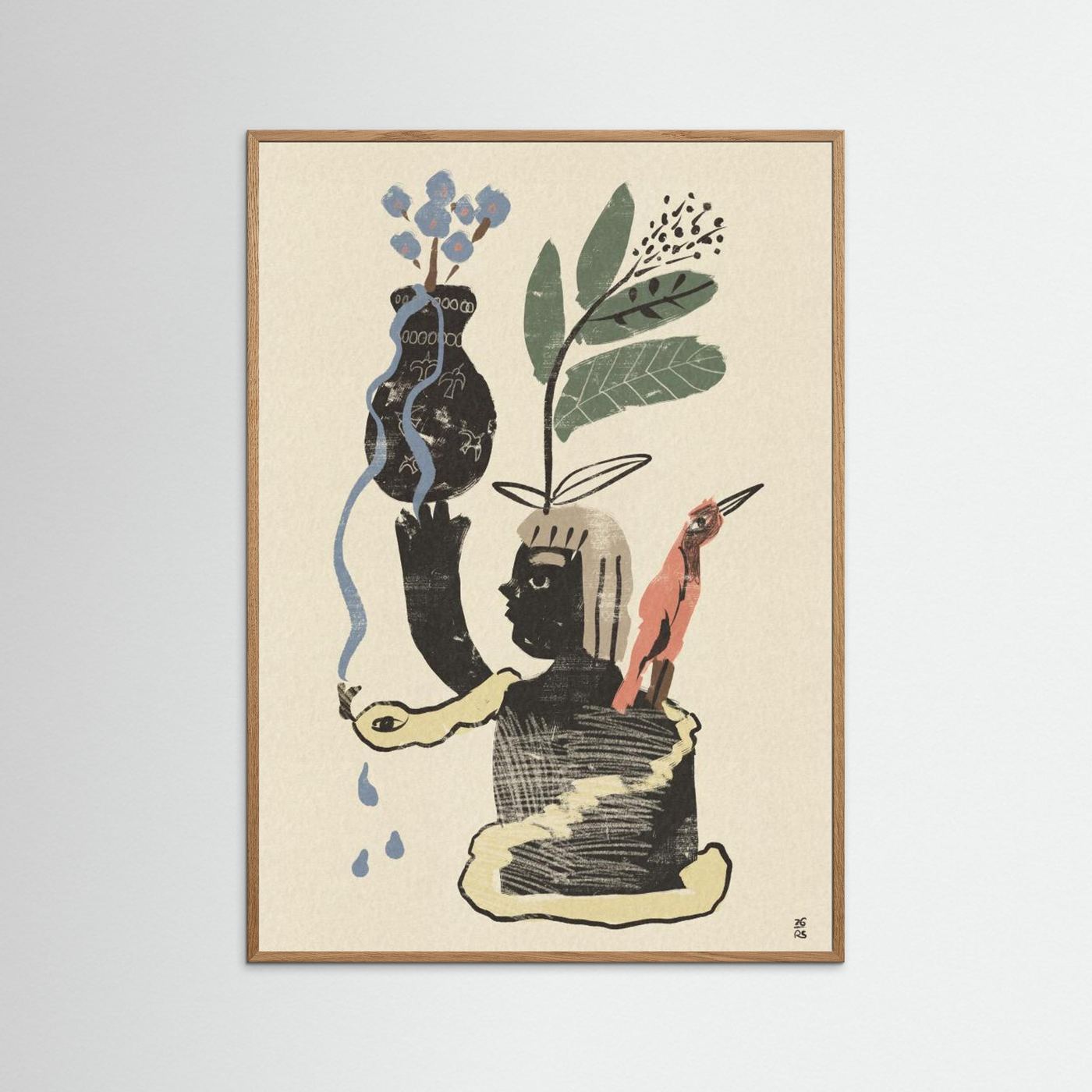 Botanical Spirit Figure by Raipa Studio