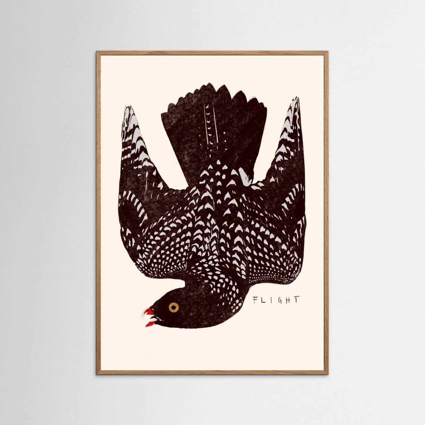 Speckled Bird Flight by Josephin Hermsdorf