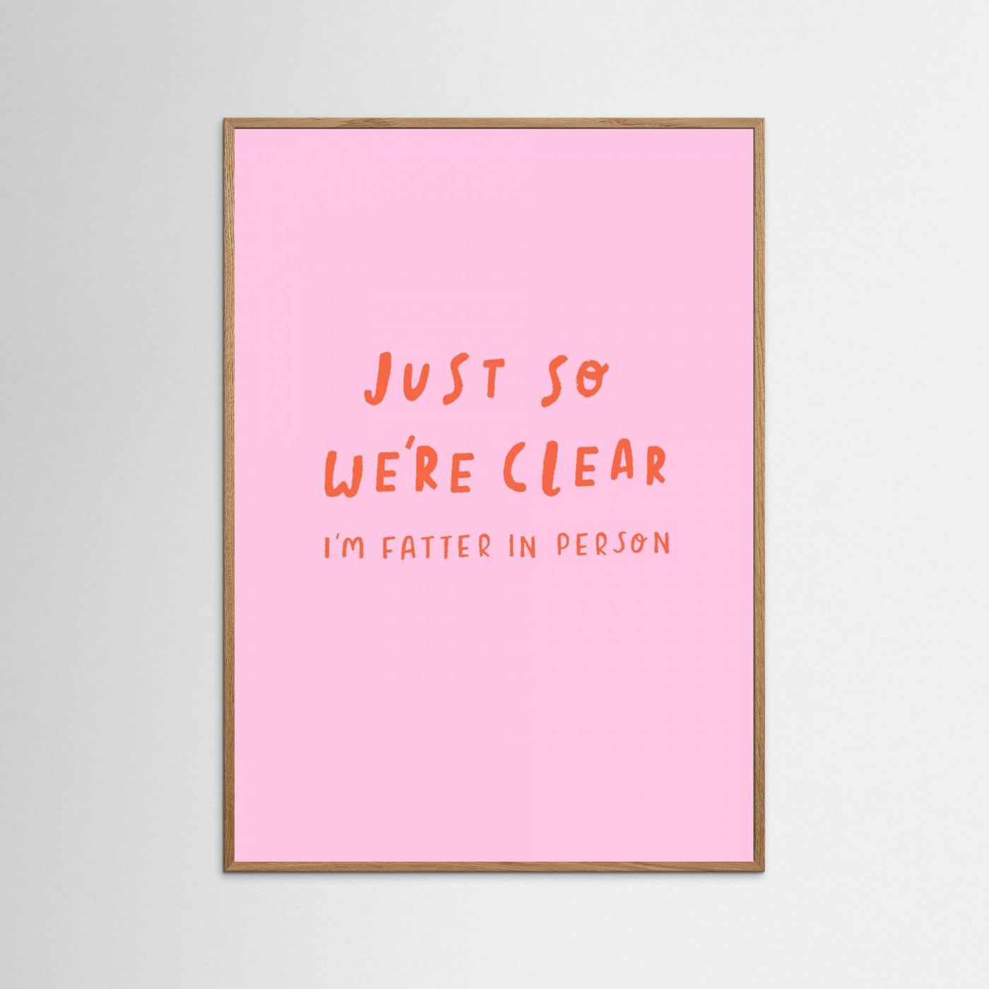 Just so We're Clear by Aislinn Simmonds