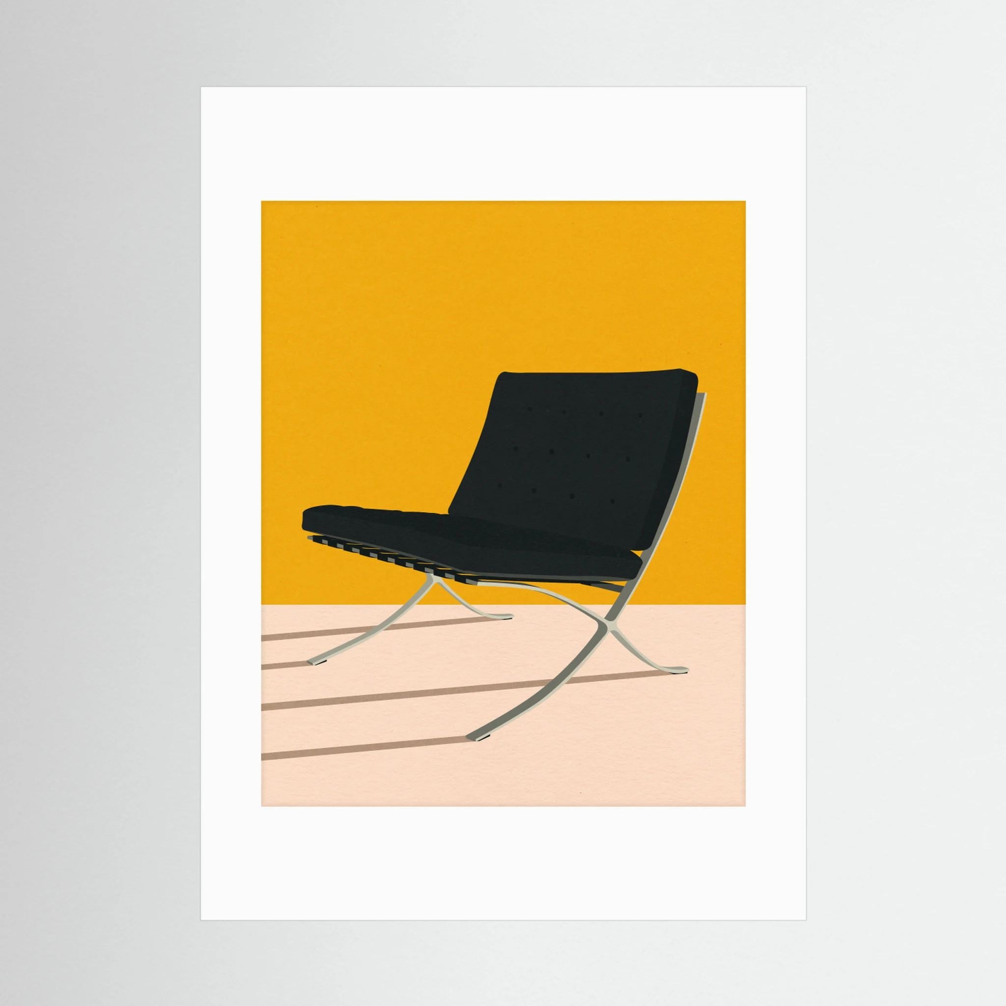 Barcelona Chair By Mies Van Der Rohe by Rosi Feist