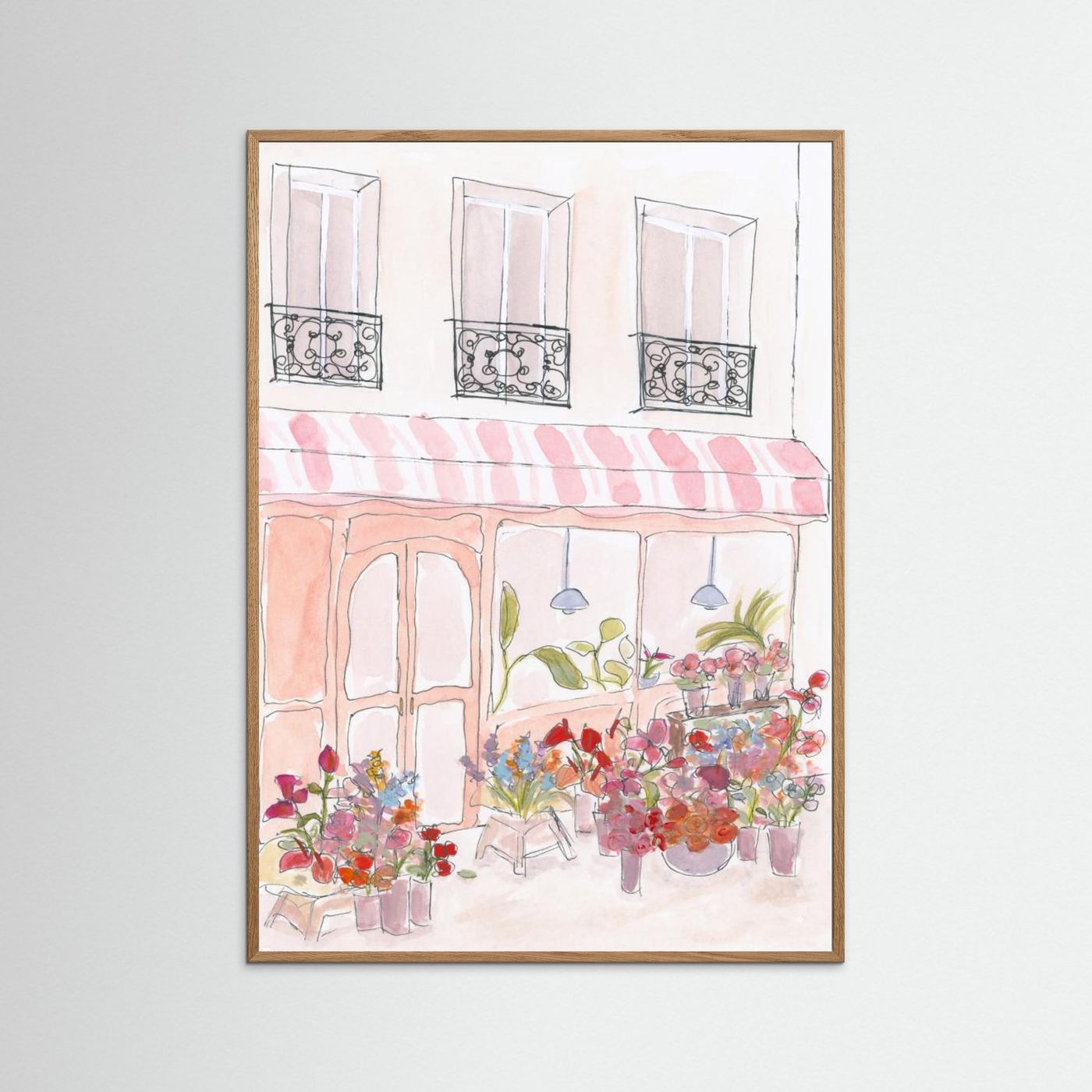Pink Flower Shop by Katharina Puritscher