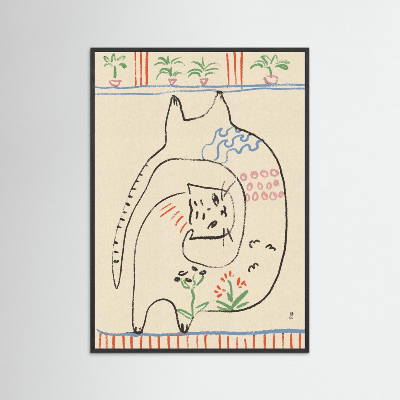 Playful Cats Illustration by Raipa Studio