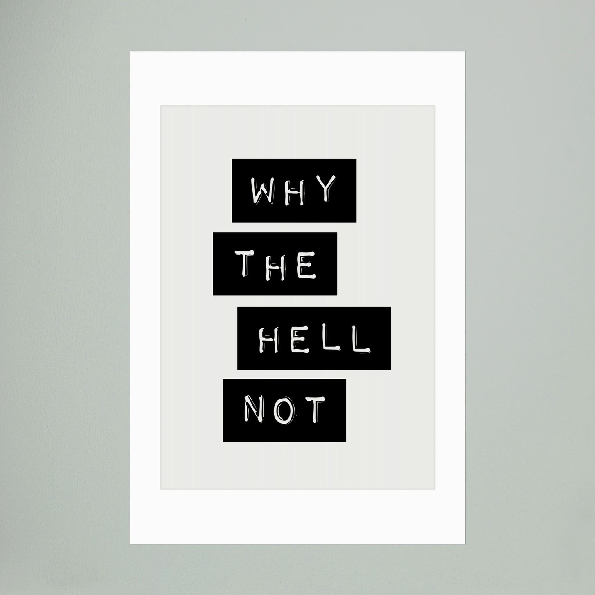 Why the Hell Not by Brett Wilson