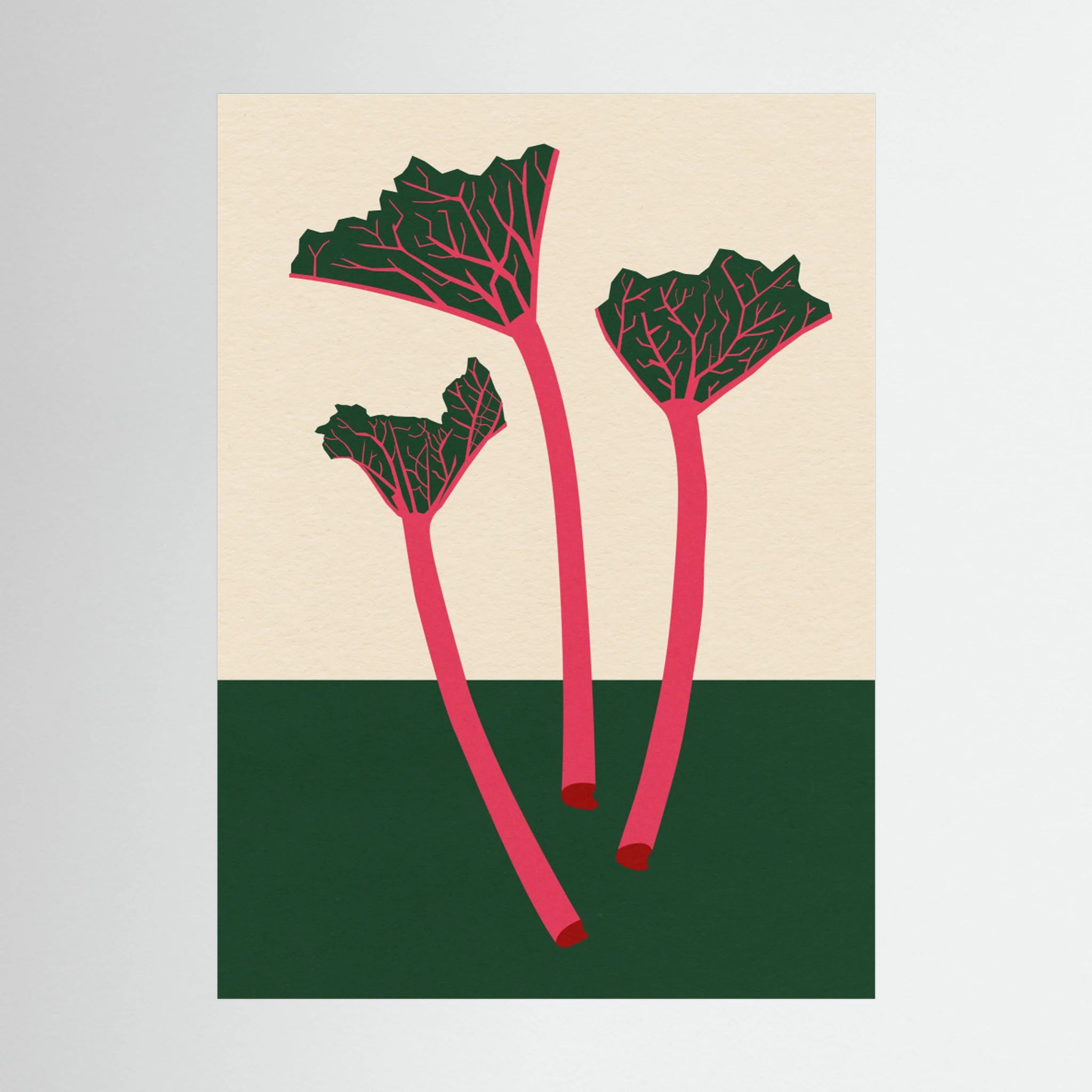Swedish Garden Rhabarber by Rosi Feist