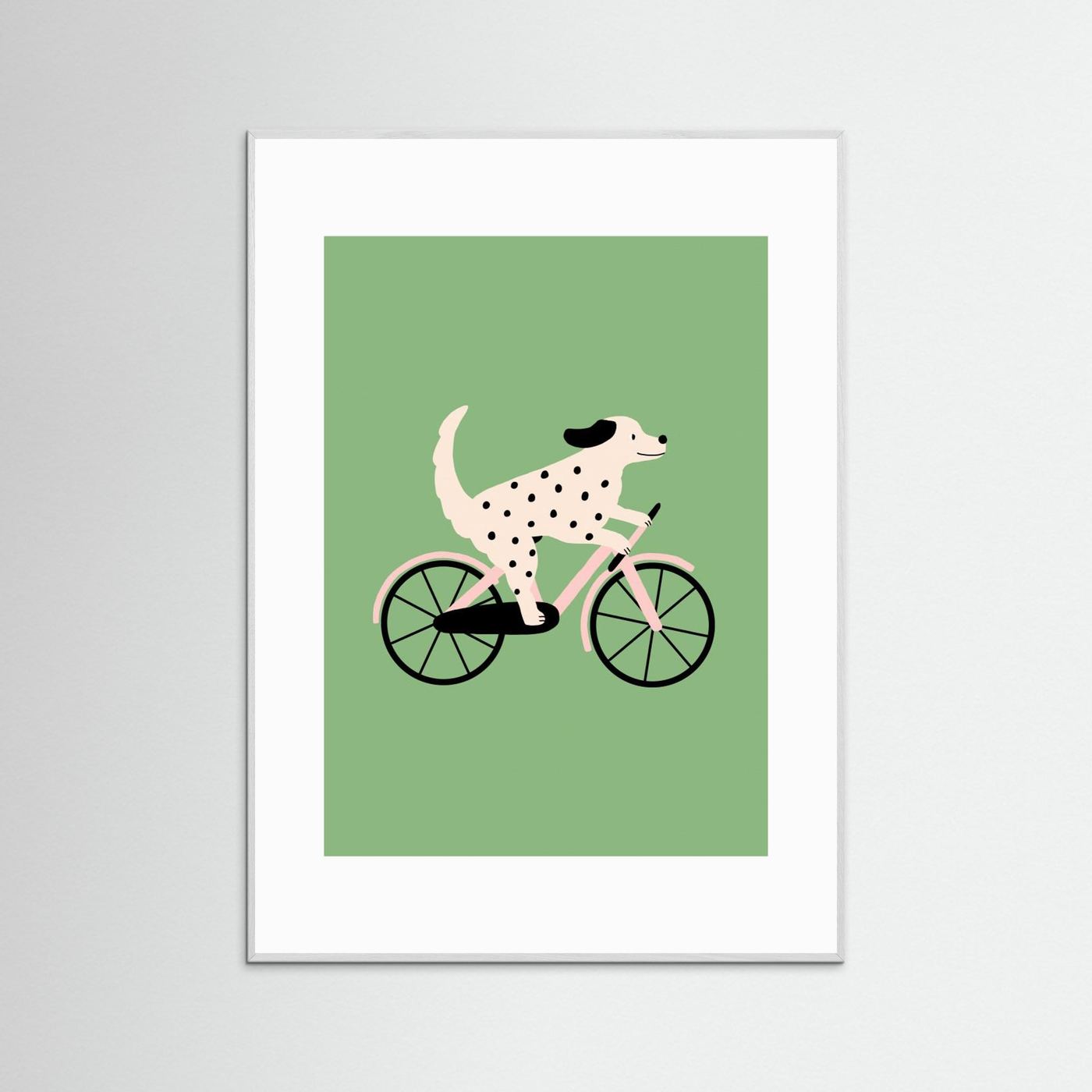 Dog on Bike by Maren Gross