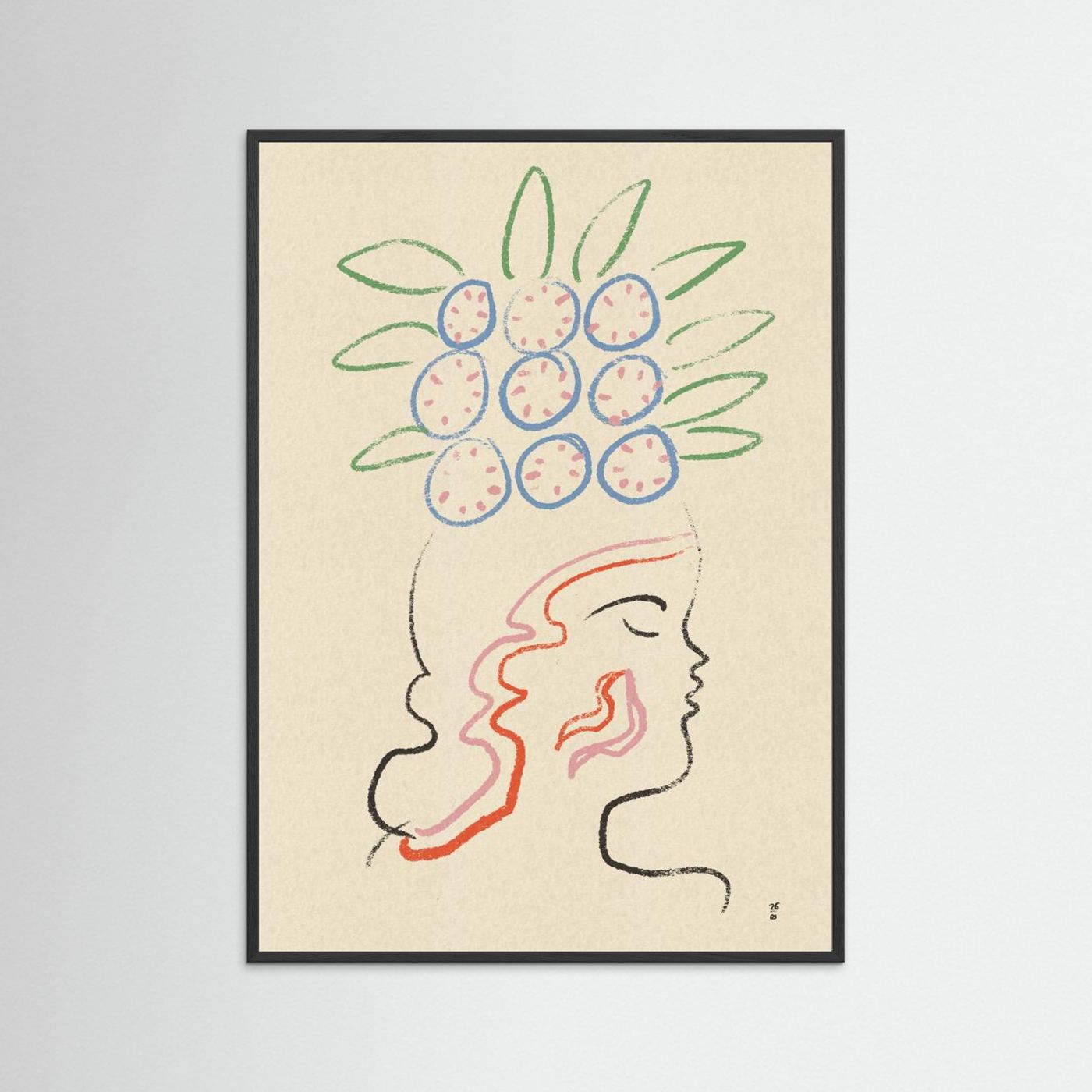 Abstract Woman Profile by Raipa Studio