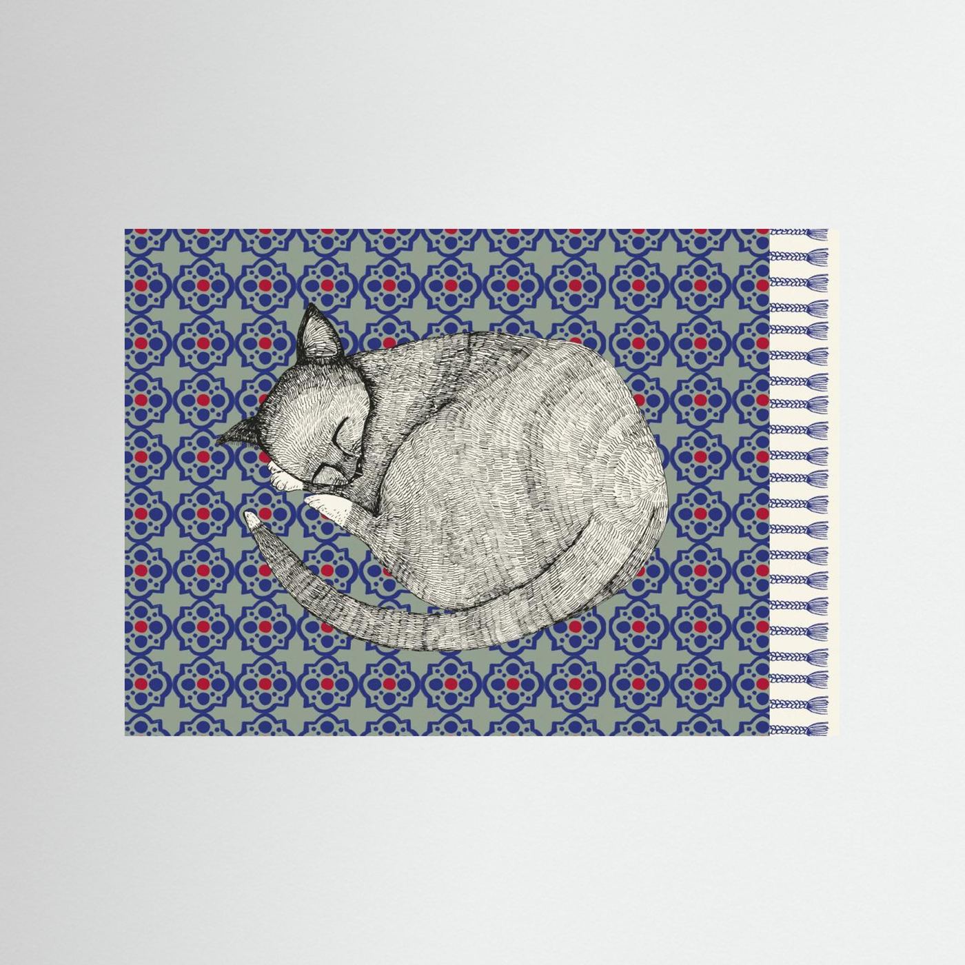 Sleeping Cat II by Kasia Walentynowicz