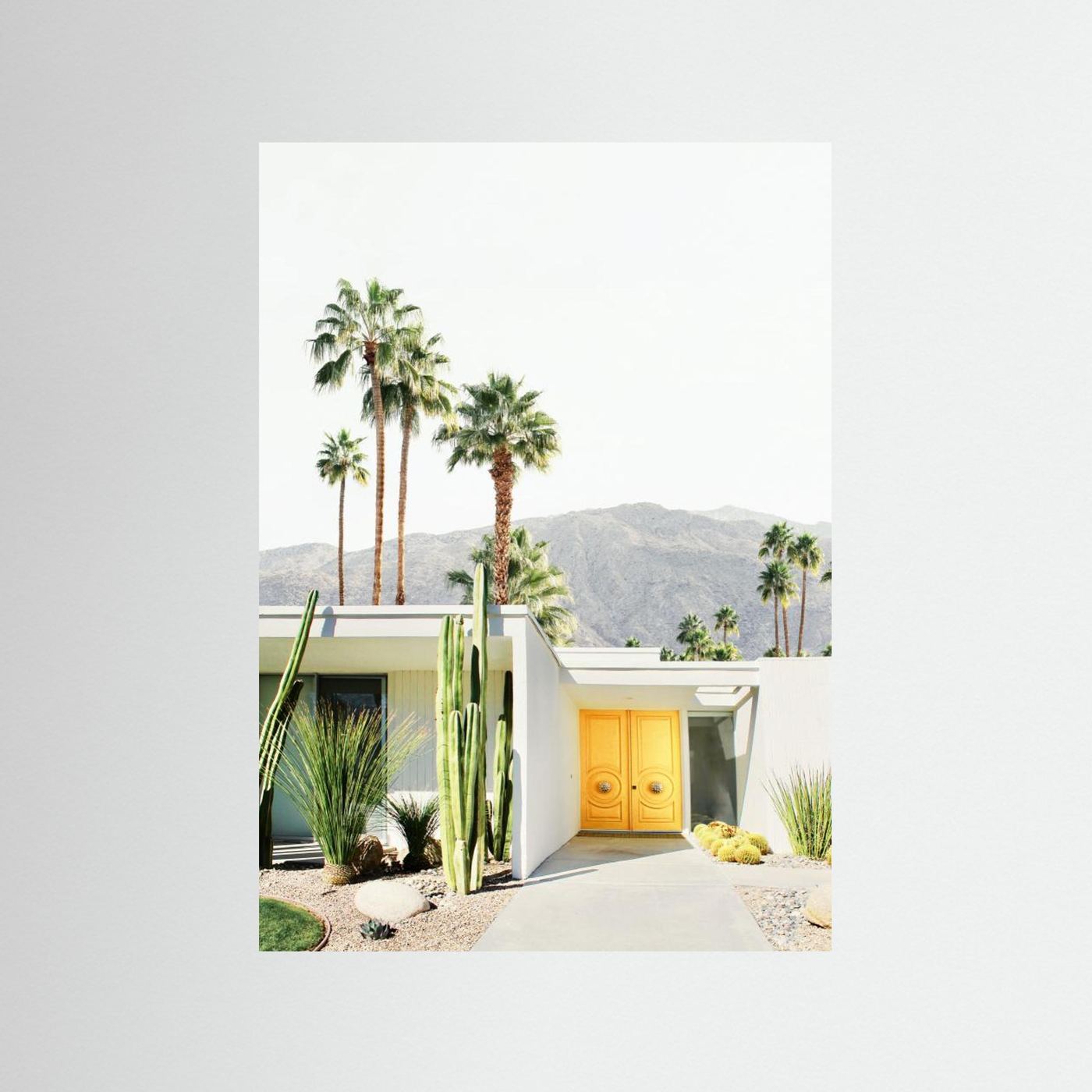 Palm Springs Yellow Door by Kathrin Pienaar